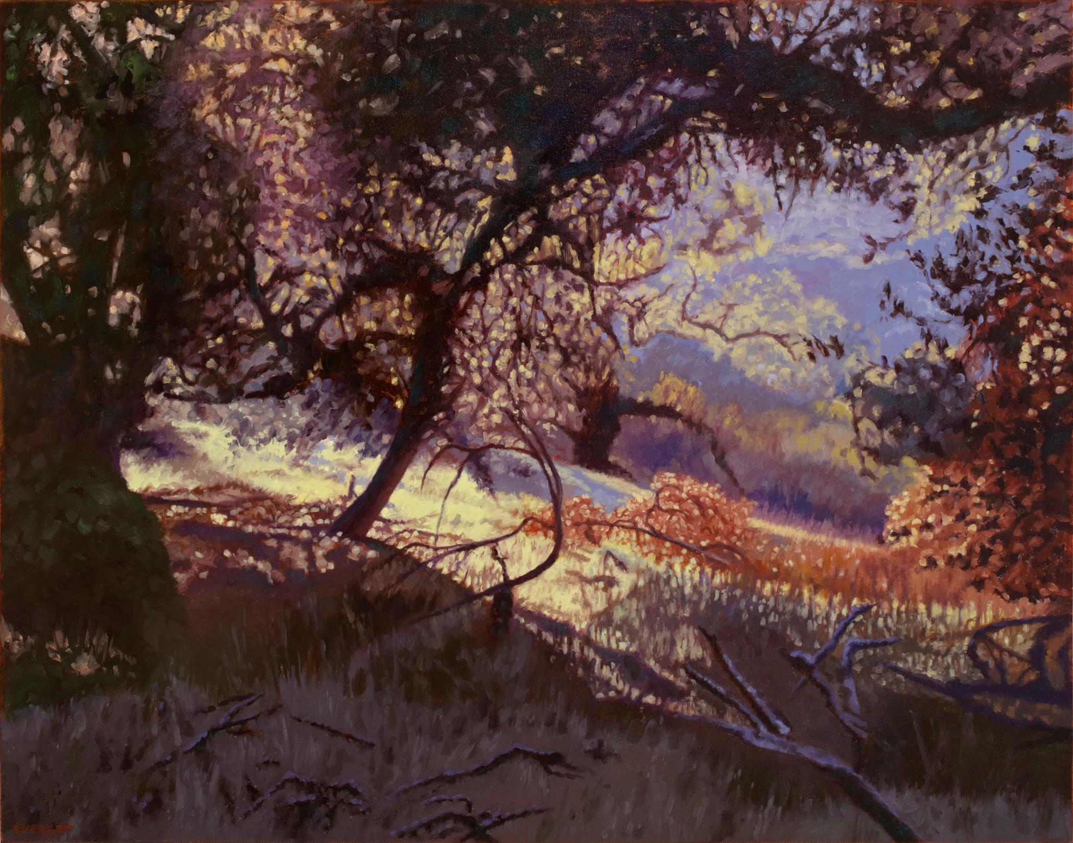 Bruce Everett Landscape Painting - On Quail Mountain