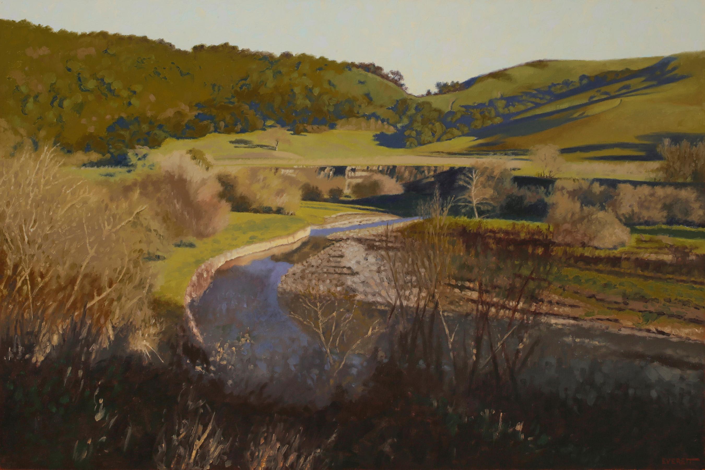 Bruce Everett Landscape Painting - Santa Rosa Creek