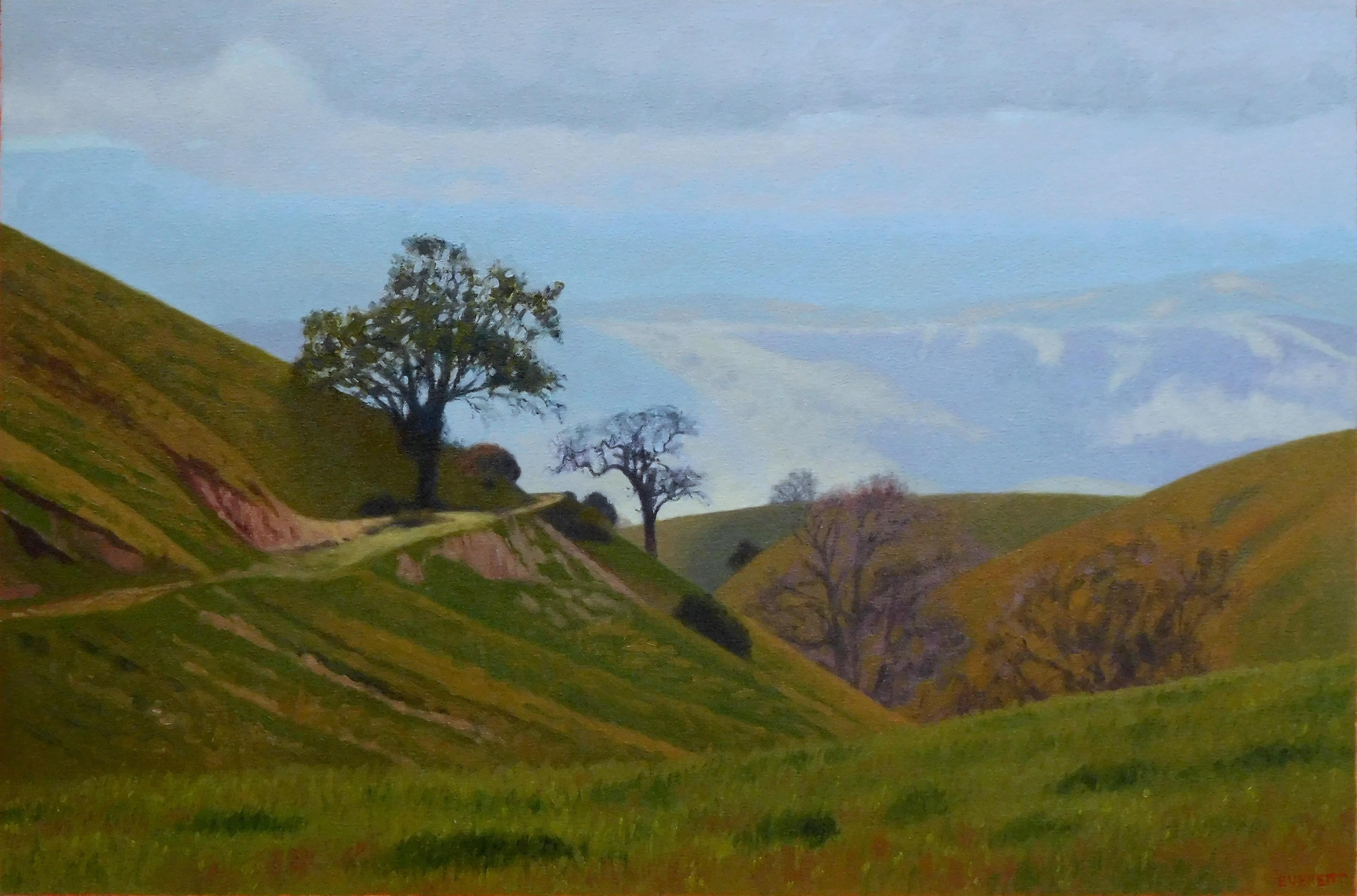 Bruce Everett Landscape Painting - View From Dorrance Ranch