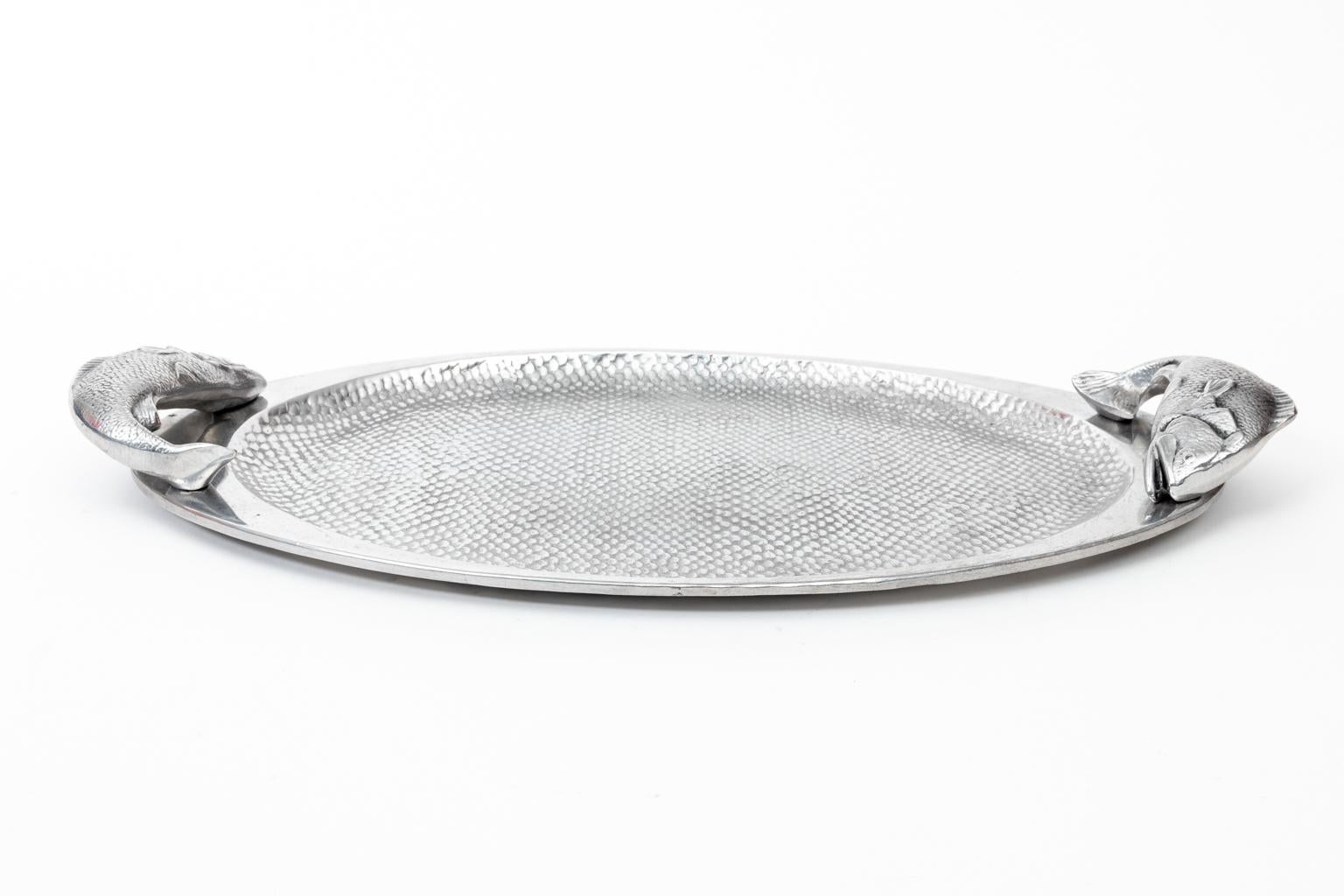Late 20th Century Bruce Fox Design Wiltonware Fish Serving Platter