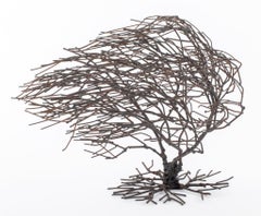 Bruce Friedle Brutalist Metal Tree Sculpture