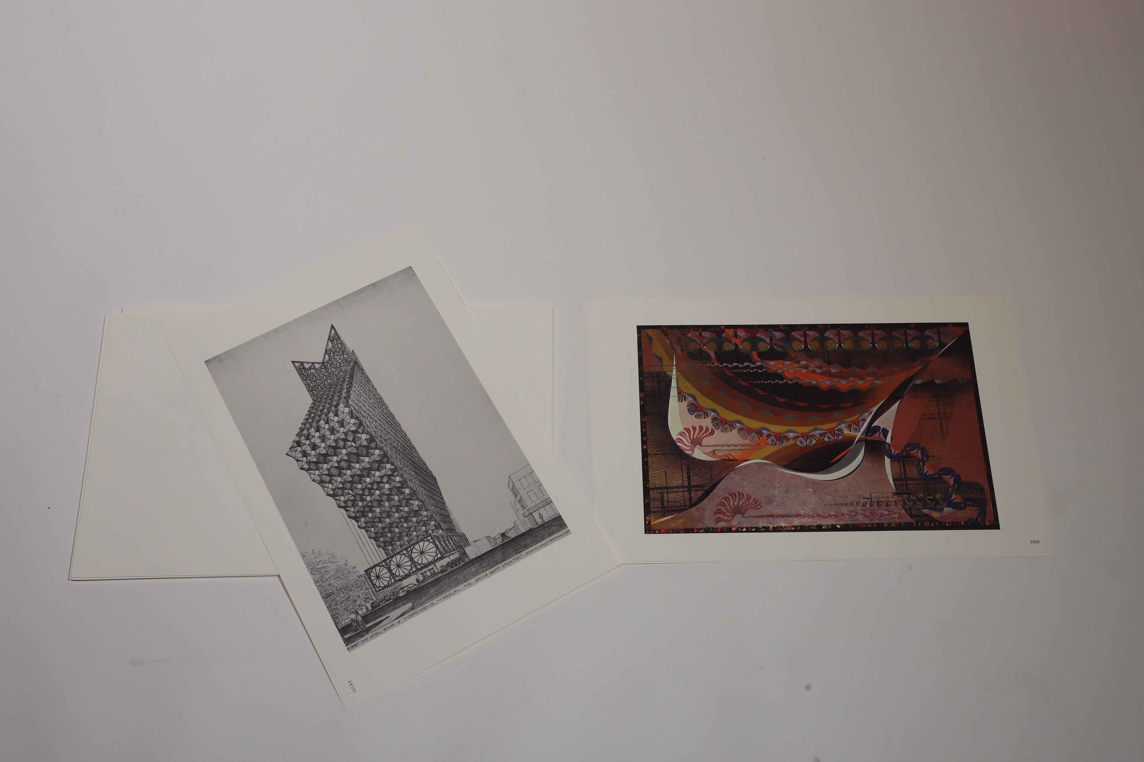 Portfolio architectural de Bruce Goff, 1978 en vente 5