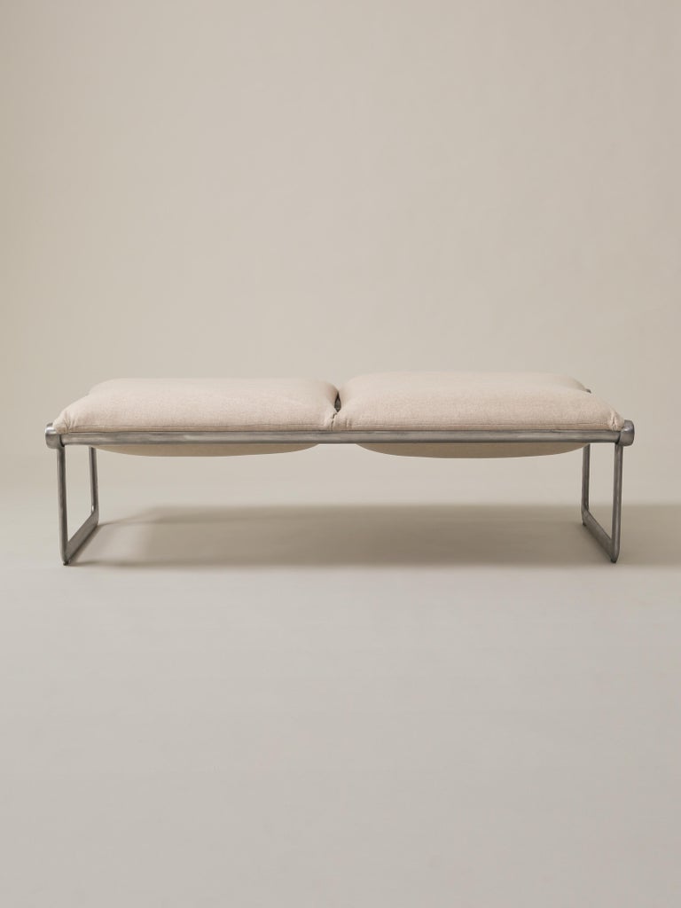 Bruce Hannah and Andrew Morrison for Knoll Bench in Bone Cashmere at ...