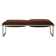 Bruce Hannah and Andrew Morrison for Knoll Bench in Chocolate Cashmere