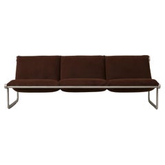 Bruce Hannah and Andrew Morrison for Knoll Sling Sofa in Chocolate Cashmere