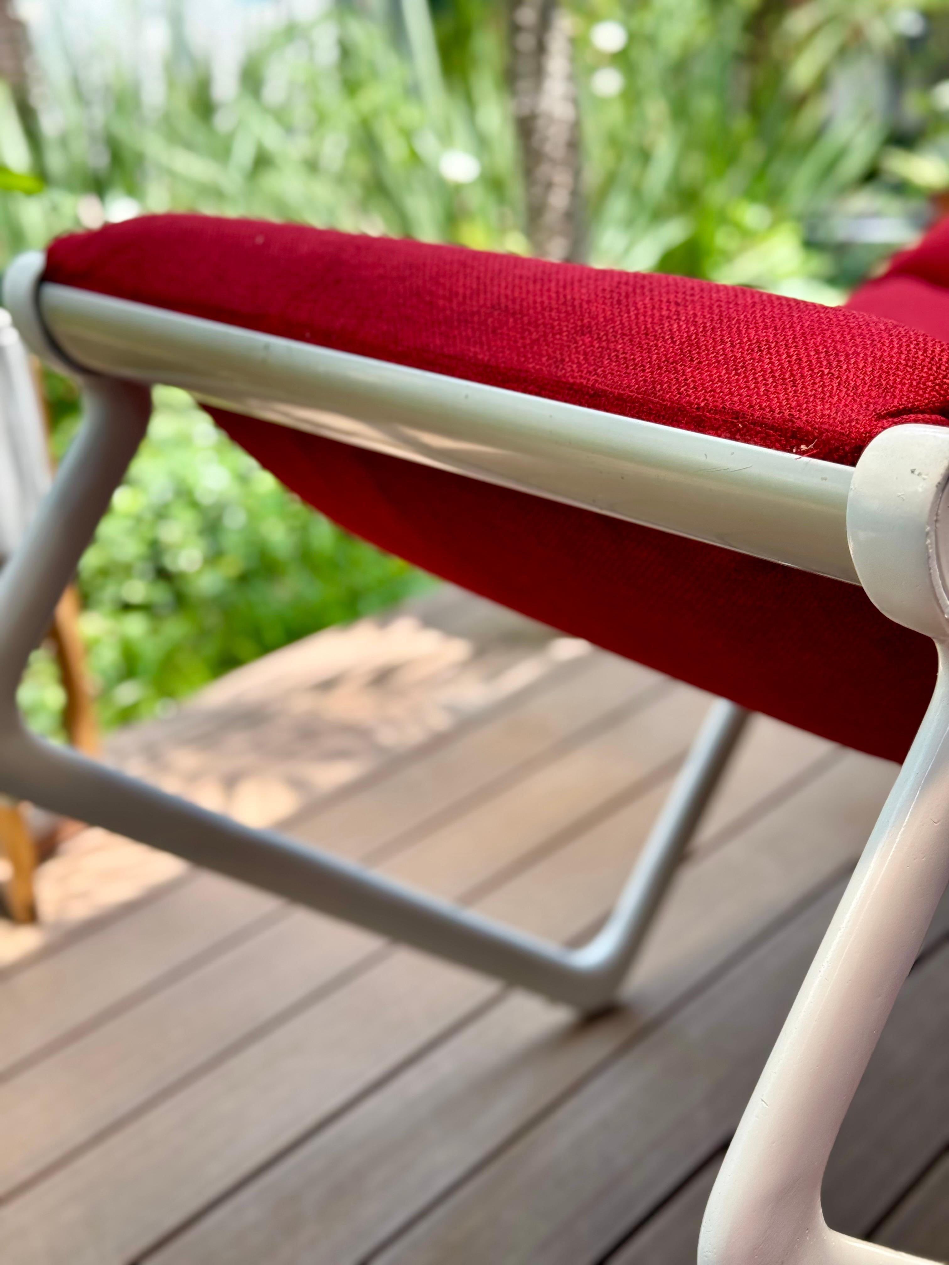 Bruce Hannah et Andrew Morrison, Knoll Int. Chaise longue et ottoman en vente 7