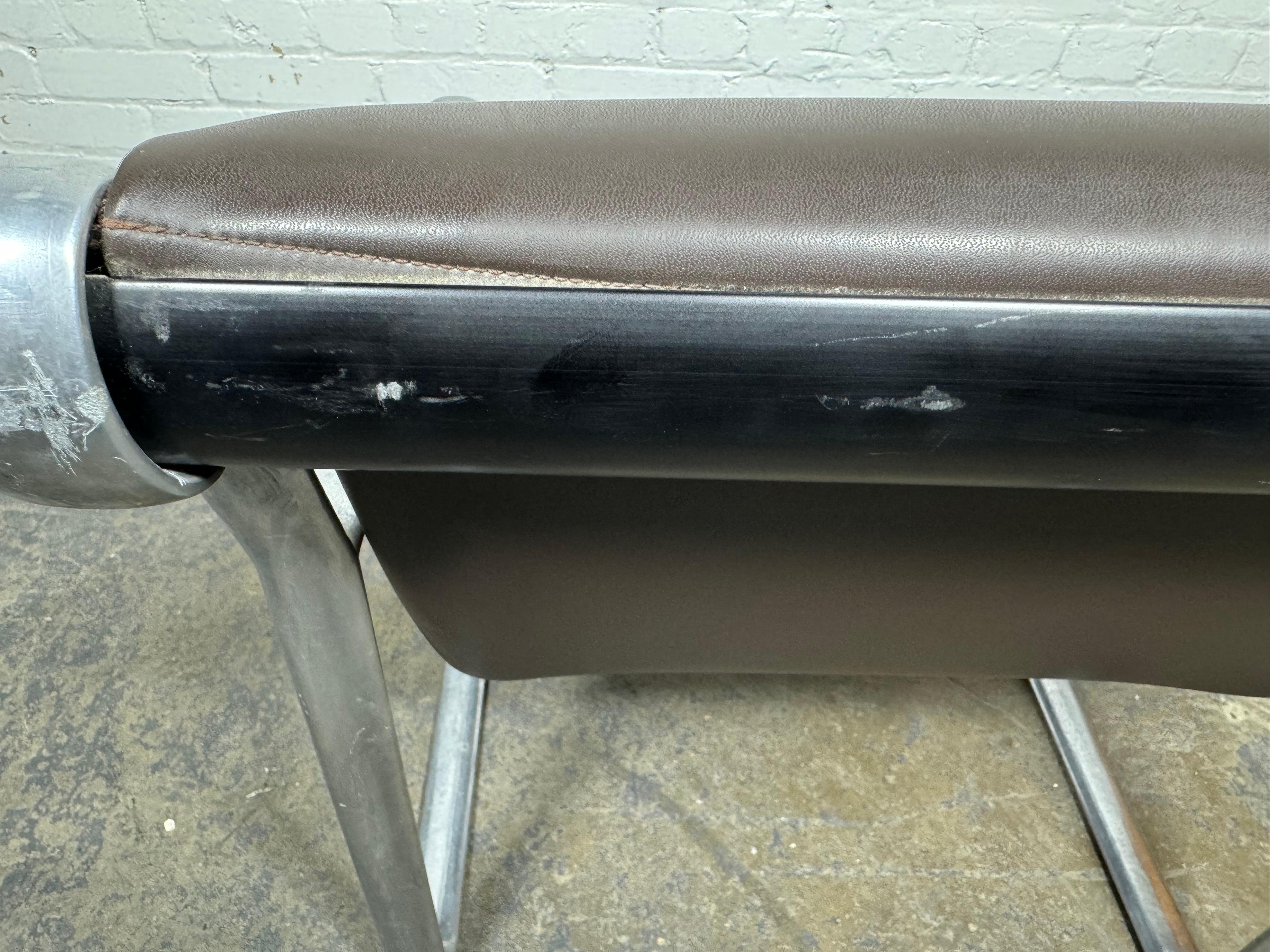 Bruce Hannah & Andrew Morrison Sling / aluminum armchair for Knoll 1970 For Sale 2