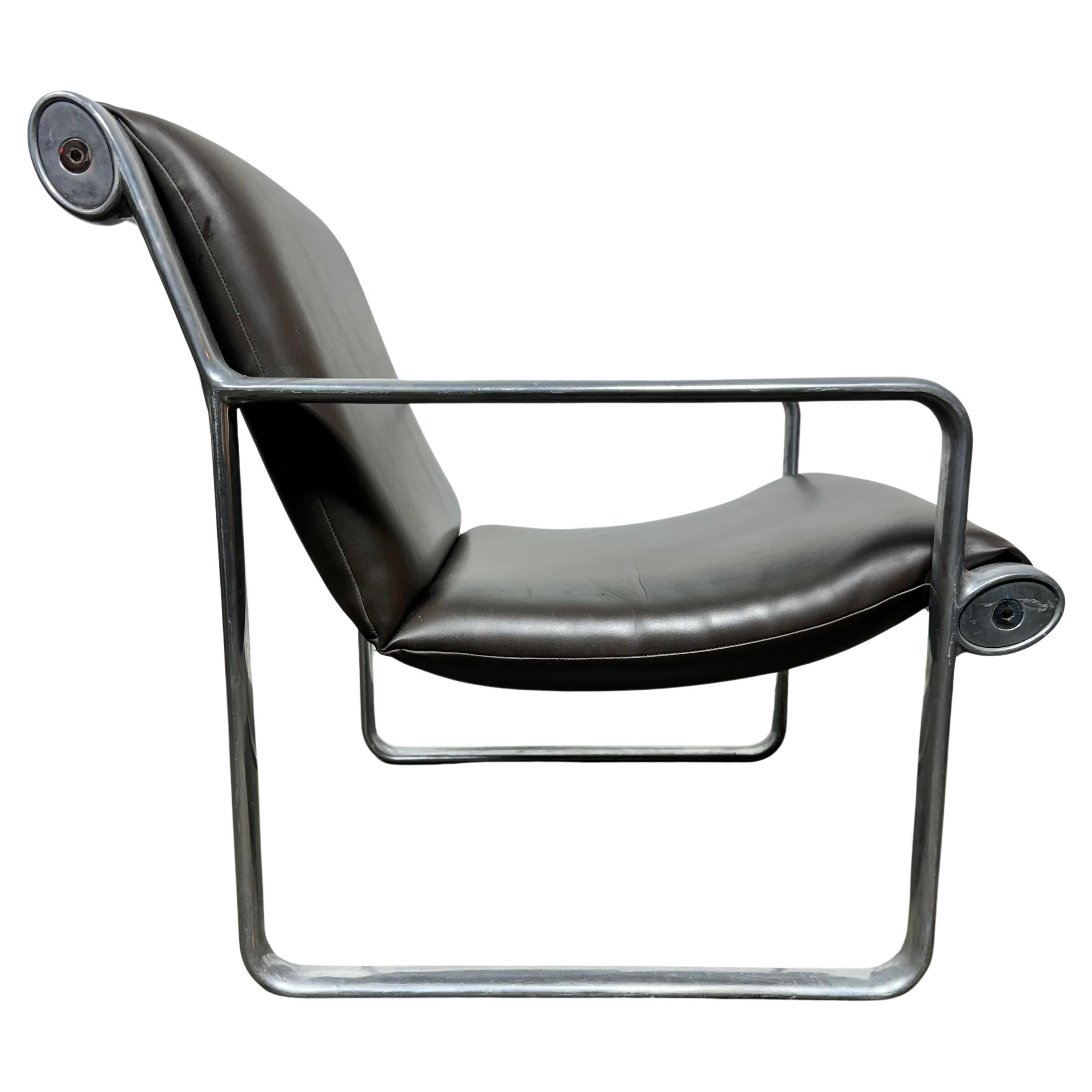Bruce Hannah & Andrew Morrison Sling / aluminum armchair for Knoll 1970