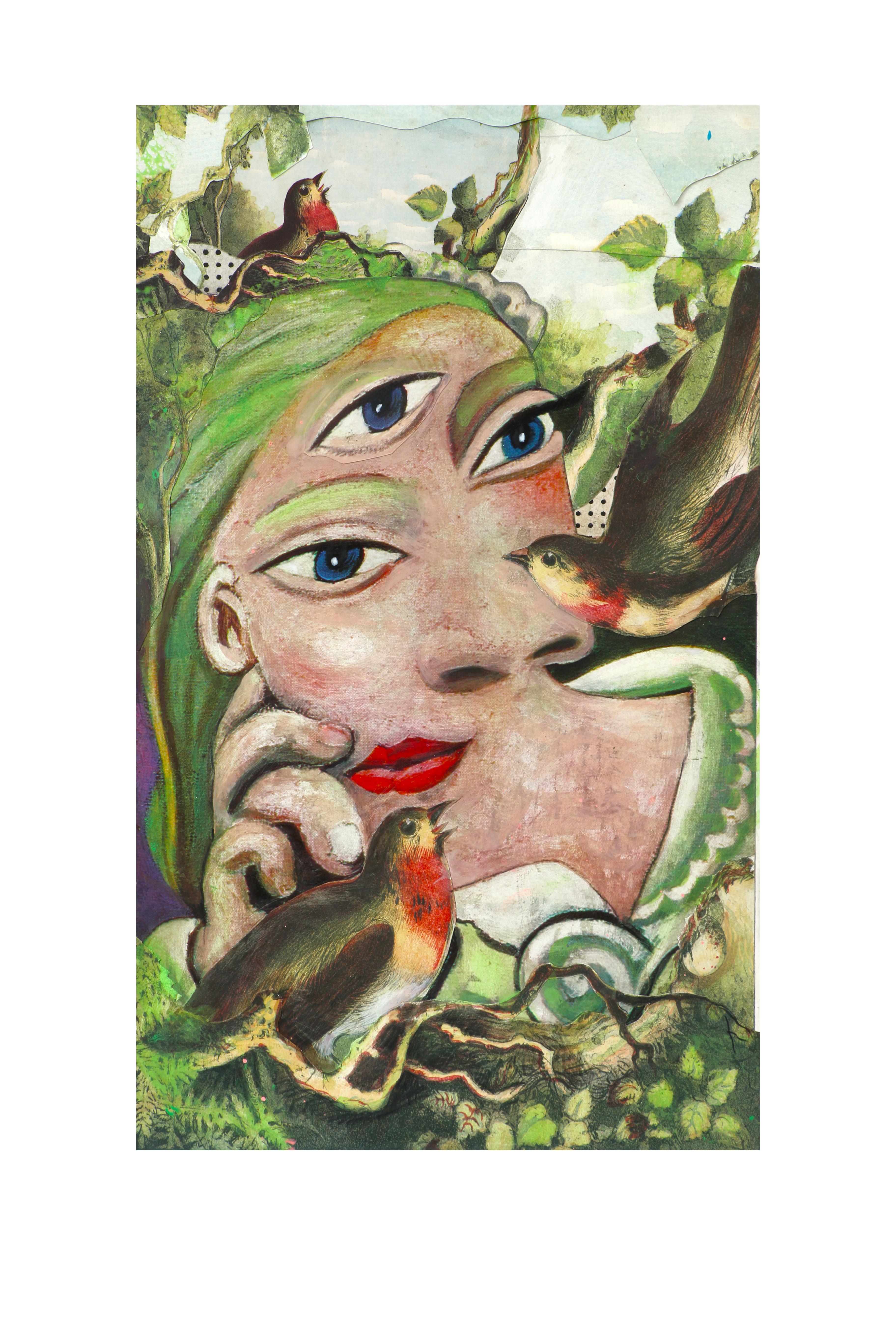 Three of a Kind - Mixed Media Art by Bruce Helander