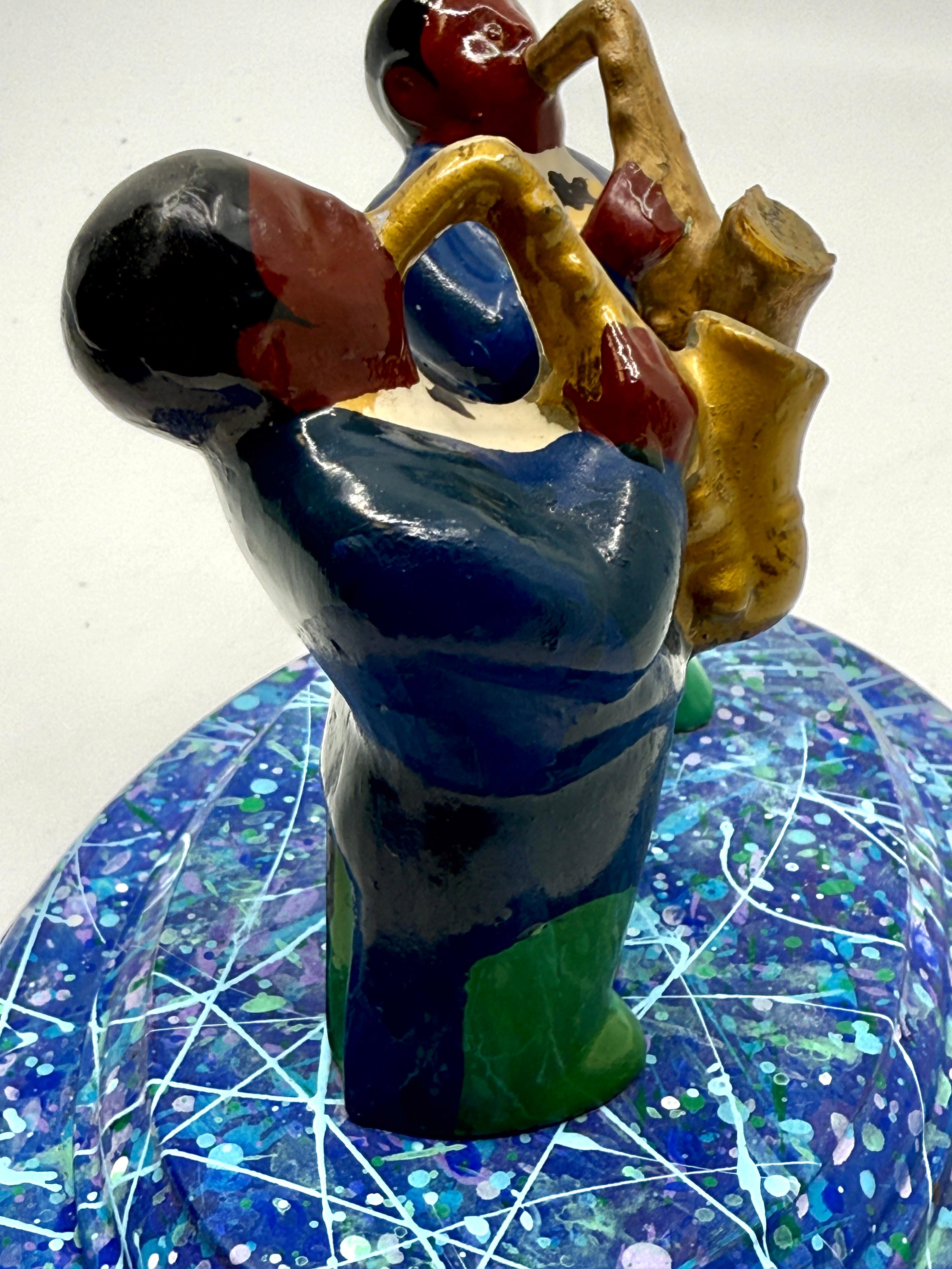 Bruce Houston Saxophone Players Miniature 1997 For Sale 7
