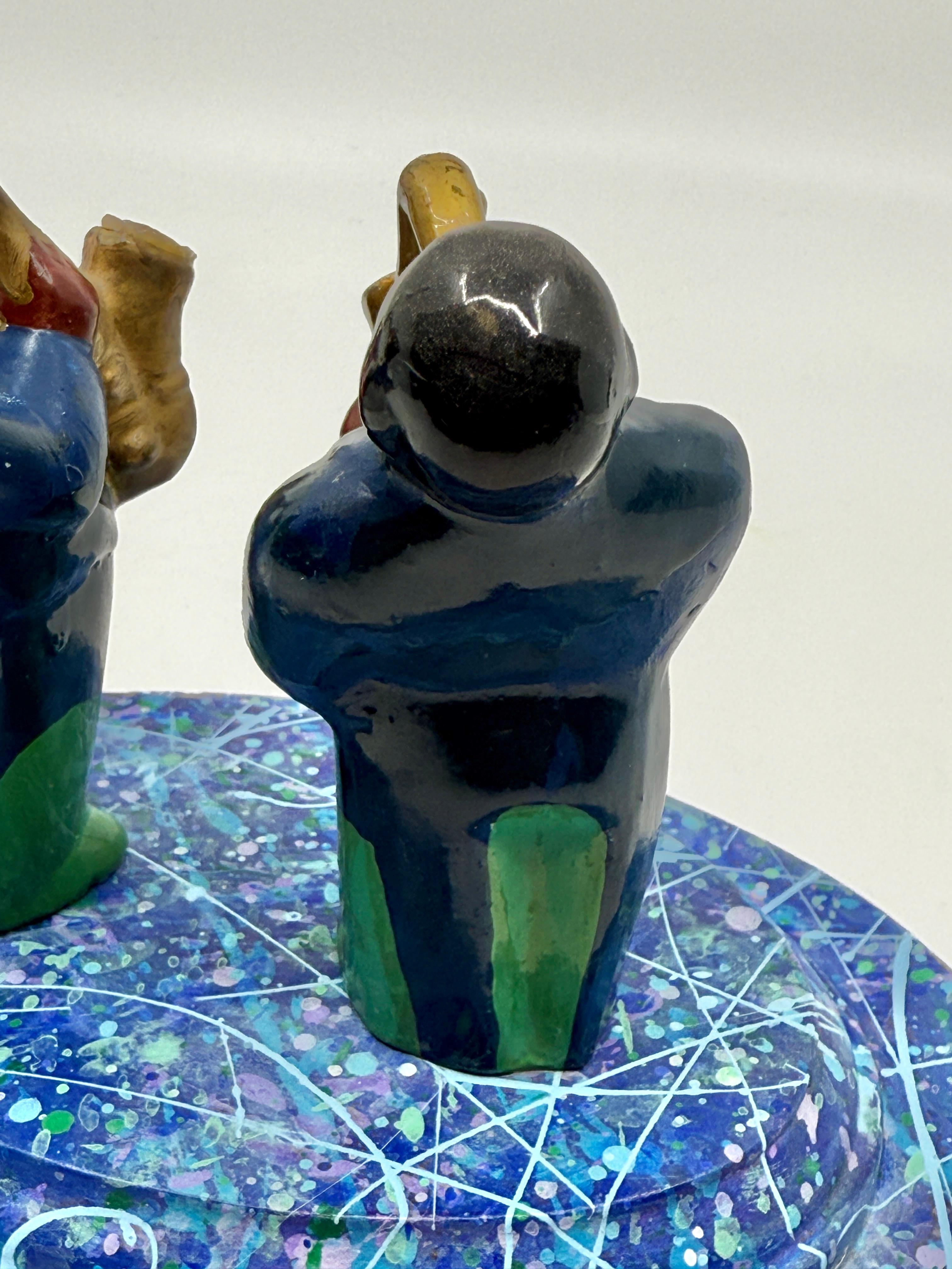 Bruce Houston Saxophone Players Miniature 1997 For Sale 8