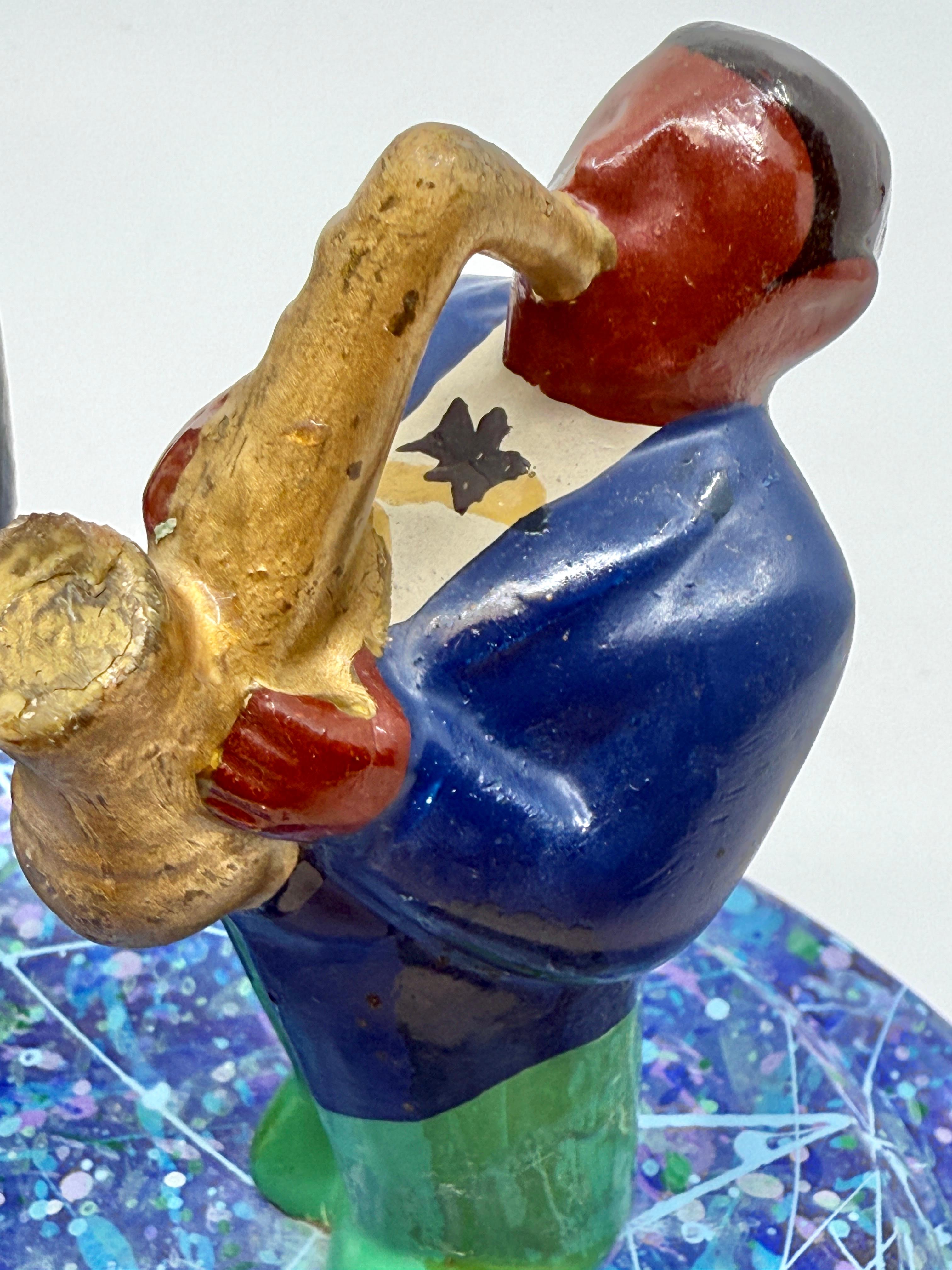Bruce Houston Saxophone Players Miniature 1997 For Sale 1
