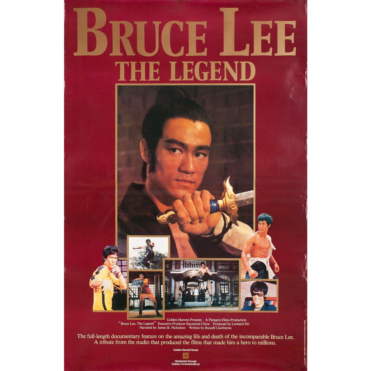 Original 1984 British one sheet poster for the documentary film Bruce Lee, the Legend (Bruce Lee: The Legend) directed by Leonard Ho with Bruce Lee / James B. Nicholson / Hoi-Chuen Lee / Raymond Chow. Very good-fine condition, rolled. Please note: