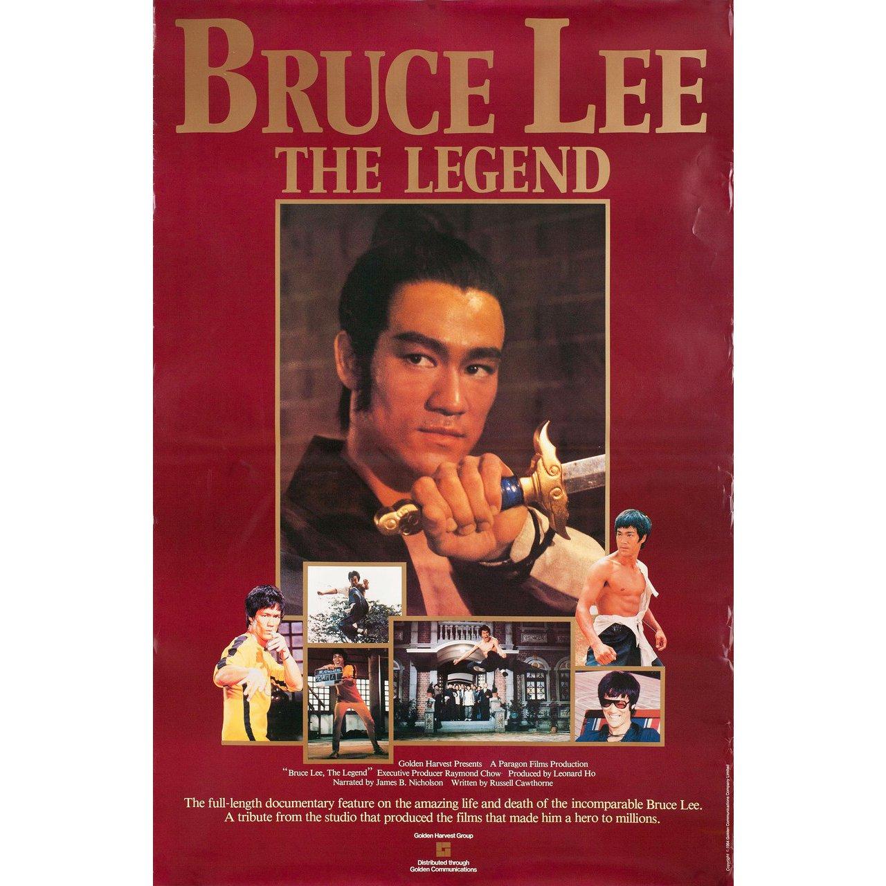 Bruce Lee, la leggenda 1984 Locandina cinematografica britannica a un foglio In condizioni buone in vendita a New York, NY