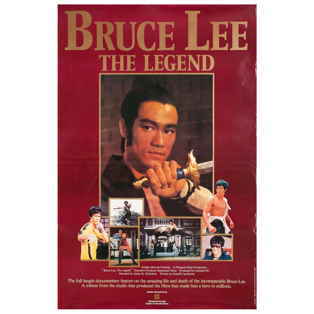 Bruce Lee:: die Legende 1984 Britisches Einblatt-Filmplakat