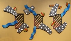 Modernist Abstract Pottery Wall Sculpture