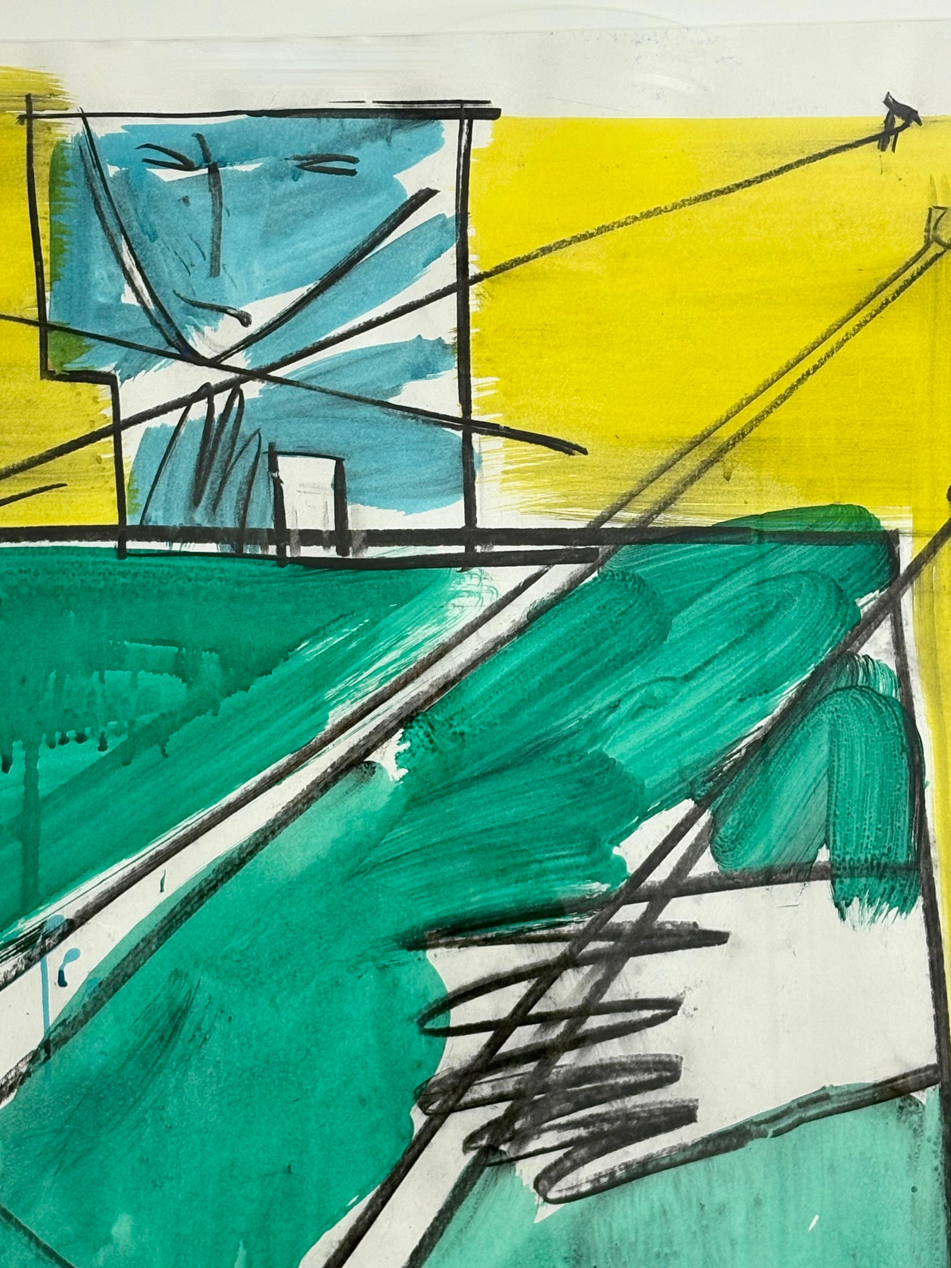 Bruce McLean (Brite, geb. 1944) The Fireplace and the Lawn im Zustand „Hervorragend“ im Angebot in Oxford, GB