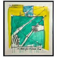 Bruce McLean (británico, 1944) La chimenea y el césped