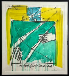 Bruce McLean (Brite, geb. 1944) The Fireplace and the Lawn