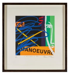 Bruce McLean Screenprint