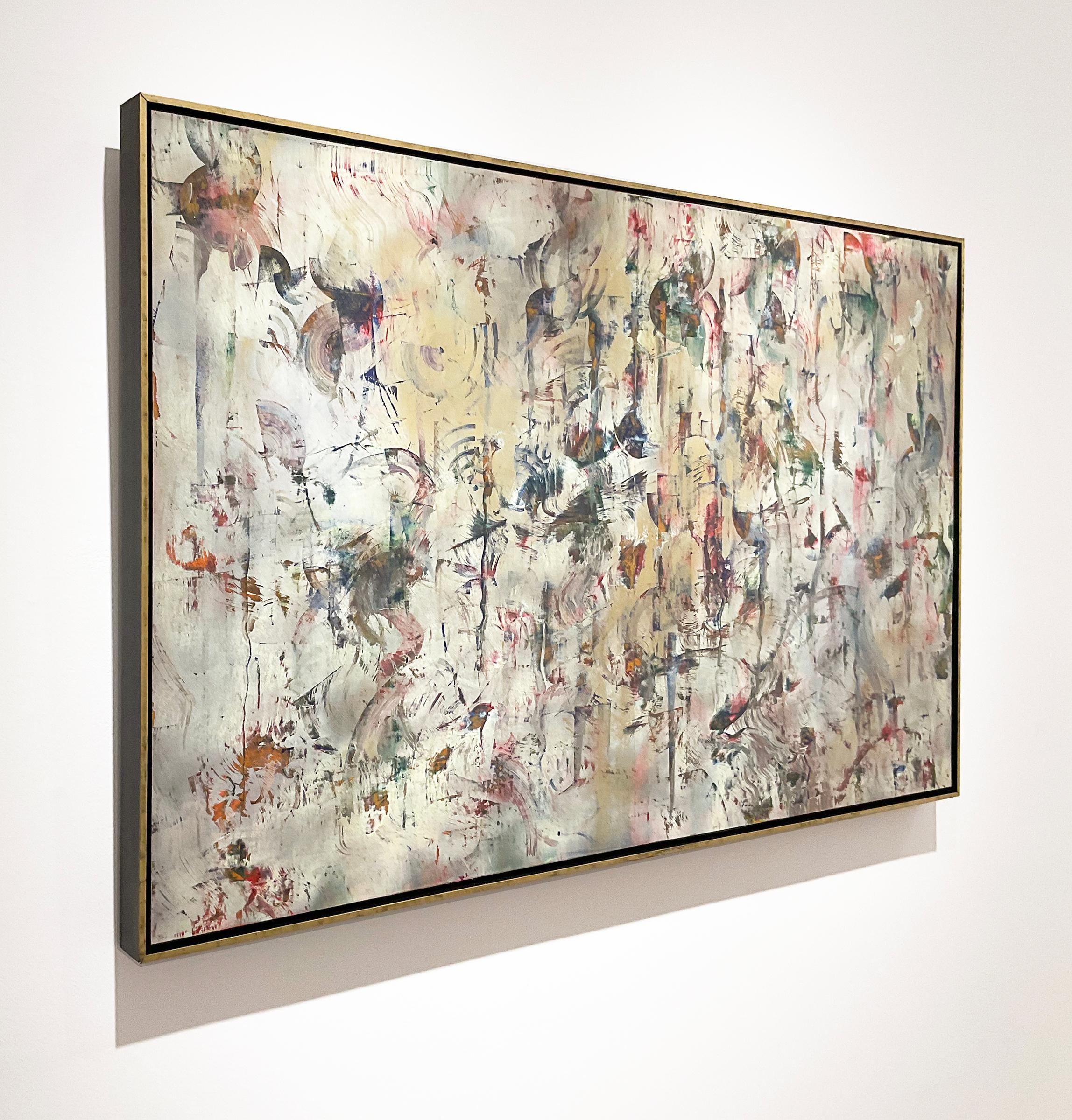 Le rythme des opposés : peinture expressionniste abstraite de Gerhard Richter - Abstrait Painting par Bruce Murphy