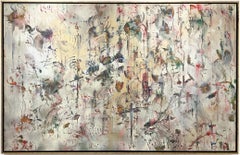 Rhythm of Opposites: Gerhard Richter Style Abstract Expressionist Painting