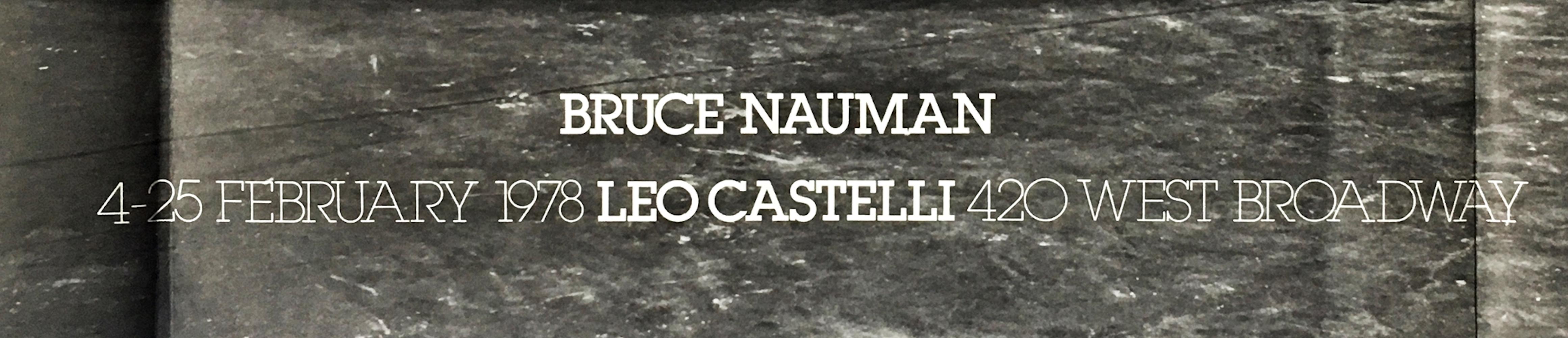 Bruce Nauman at Leo Castelli For Sale 1