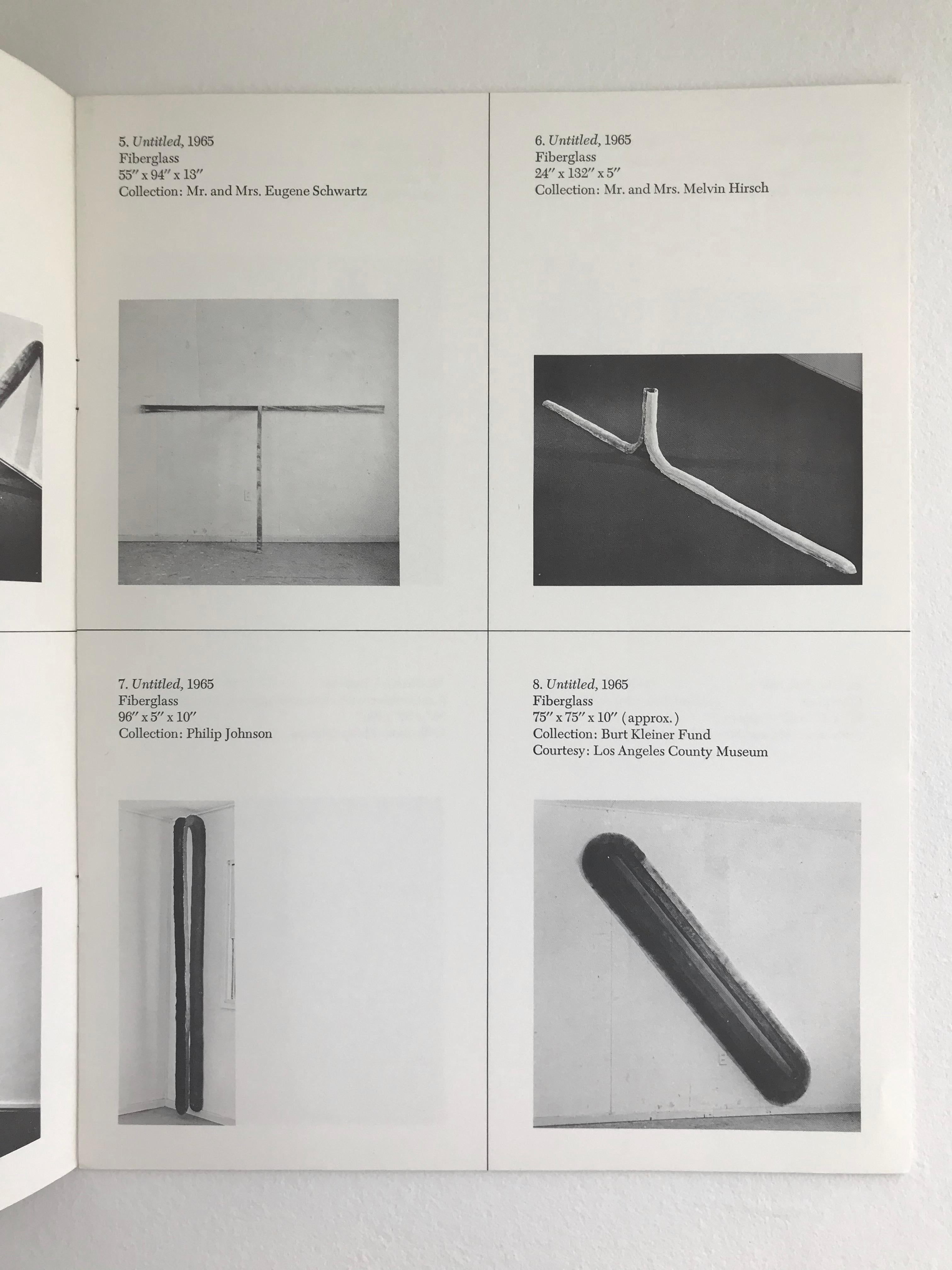 Bruce Nauman
Bruce Nauman, 1968
With notes by David Whitney
paperback, 12 pages with card stock cover, staple bound: 44 black and white illustrations
Published on the occasion of the artist’s first exhibition at Leo Castell, New York 27 January - 17