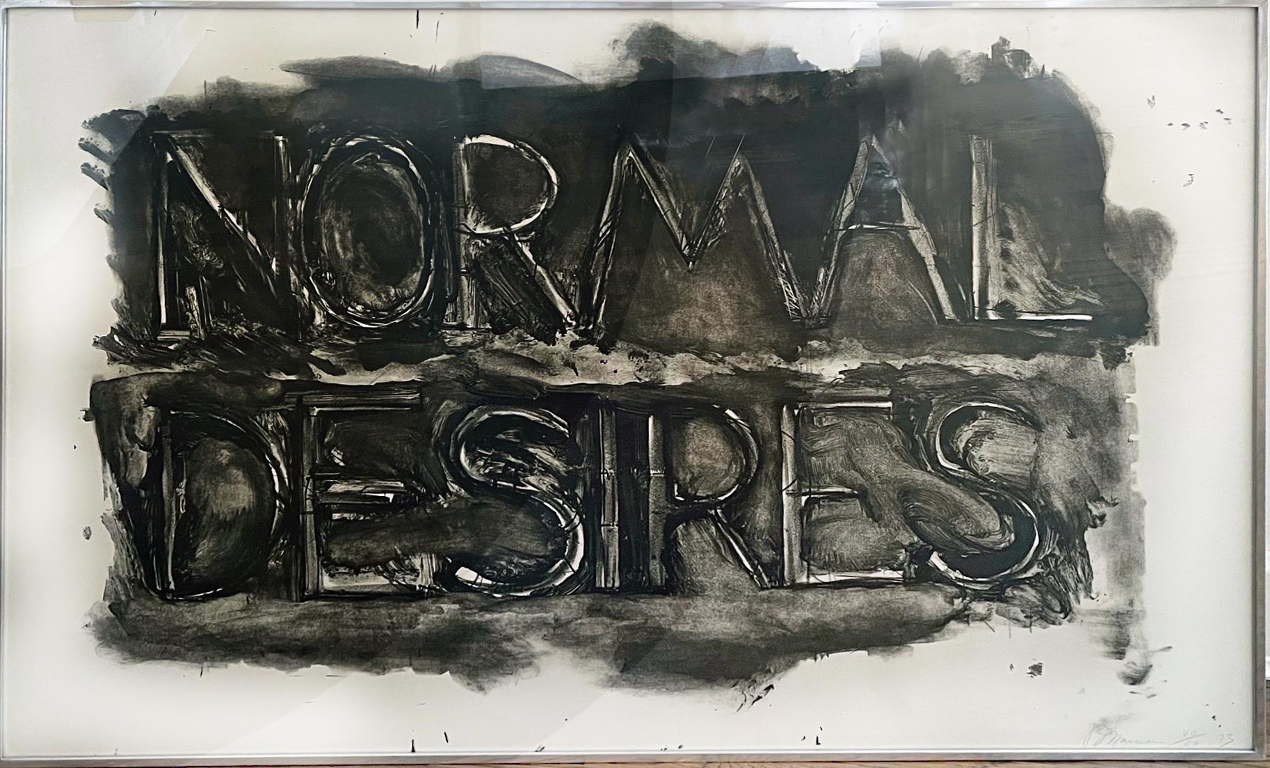 Bruce Nauman Print - Normal Desires