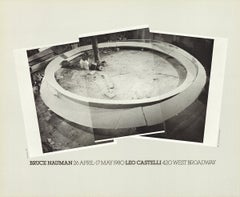 Bruce Nauman Anelli di fumo Prima edizione vintage