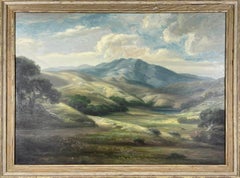 Early 20th Century Palo Alto Foothills Landscape Oil Painting