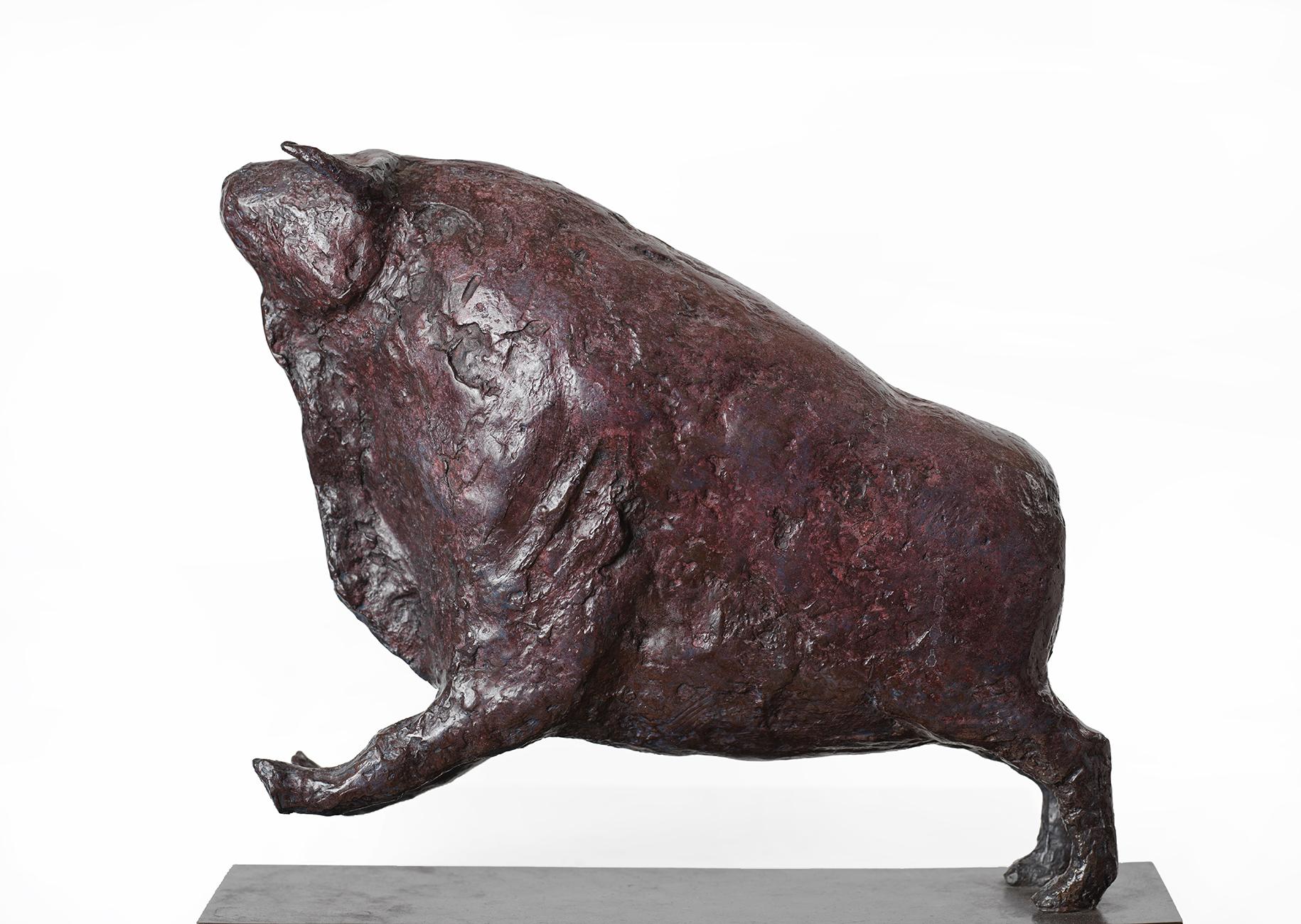 Bruce Newell  Figurative Sculpture - Dancing Bull