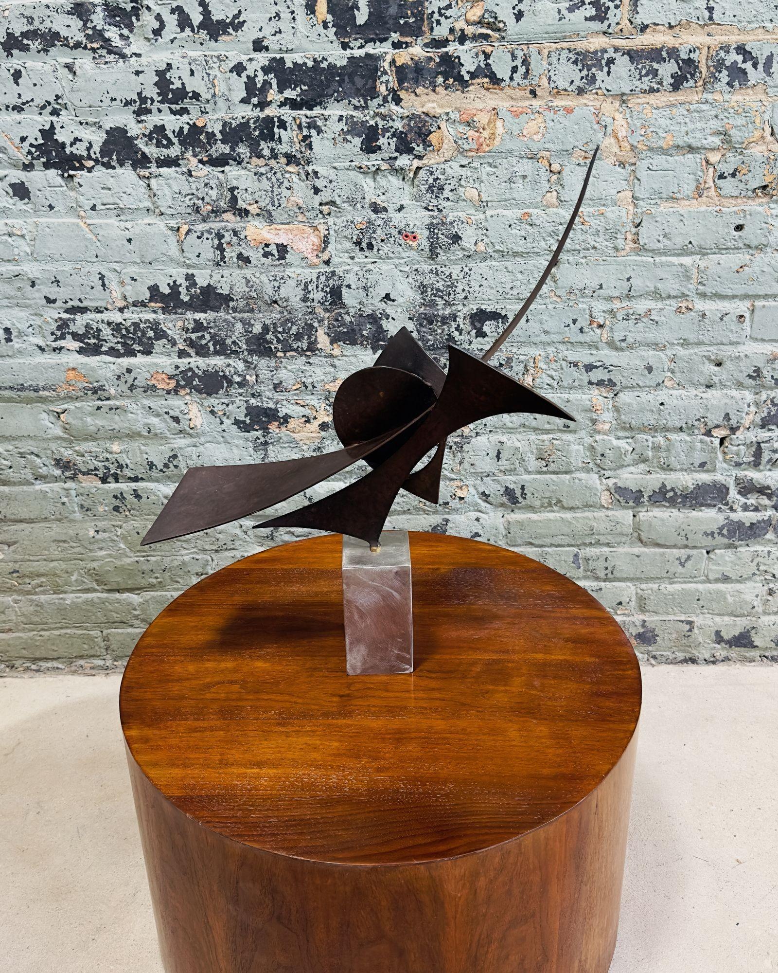 Bruce Niemi Bronze Sculpture Signed, 2003 In Good Condition For Sale In Chicago, IL