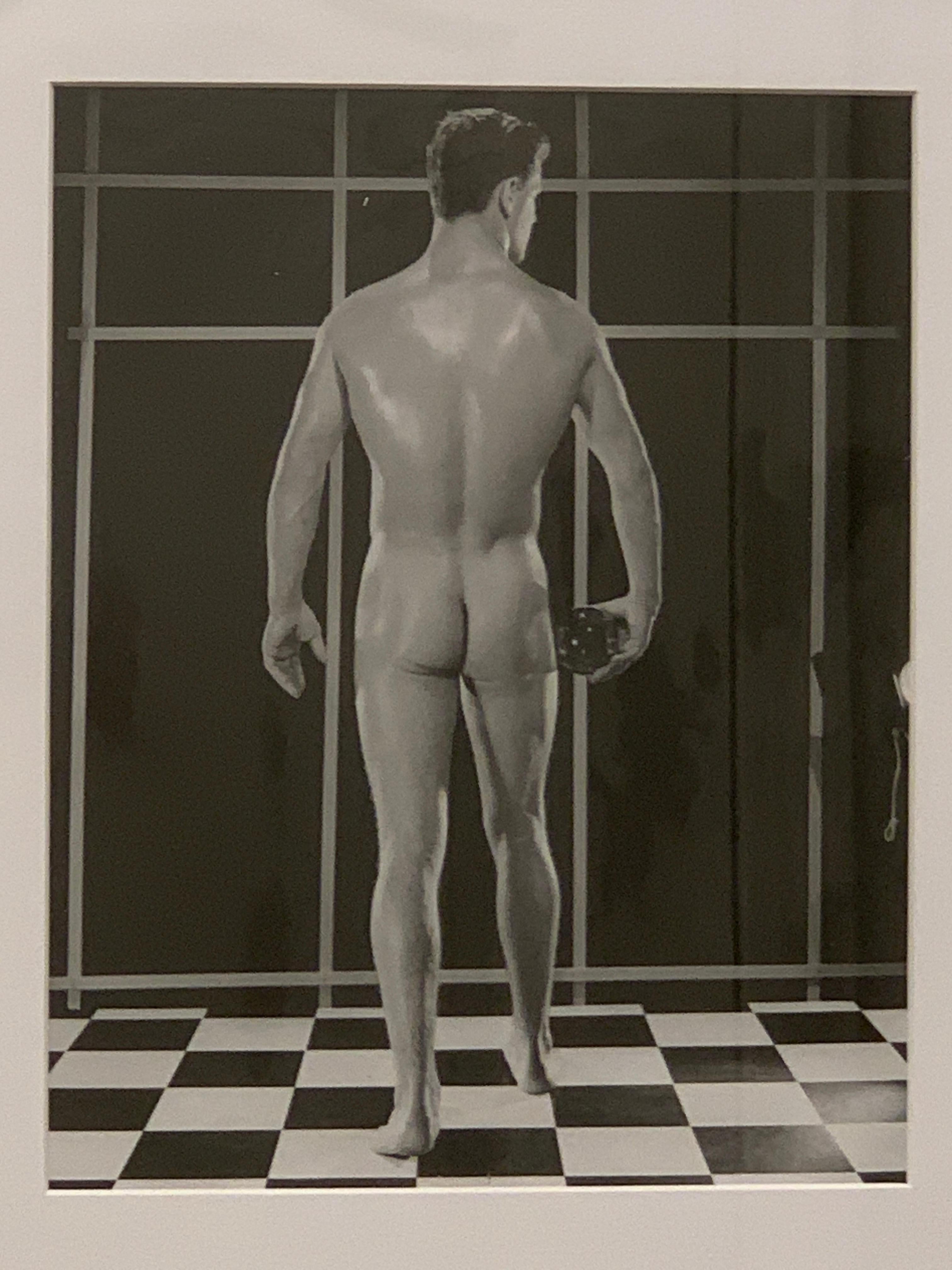 Fait main Bruce of L.A. (Bruce Bellas) Original 1950s Studio Photograph Male Nude en vente