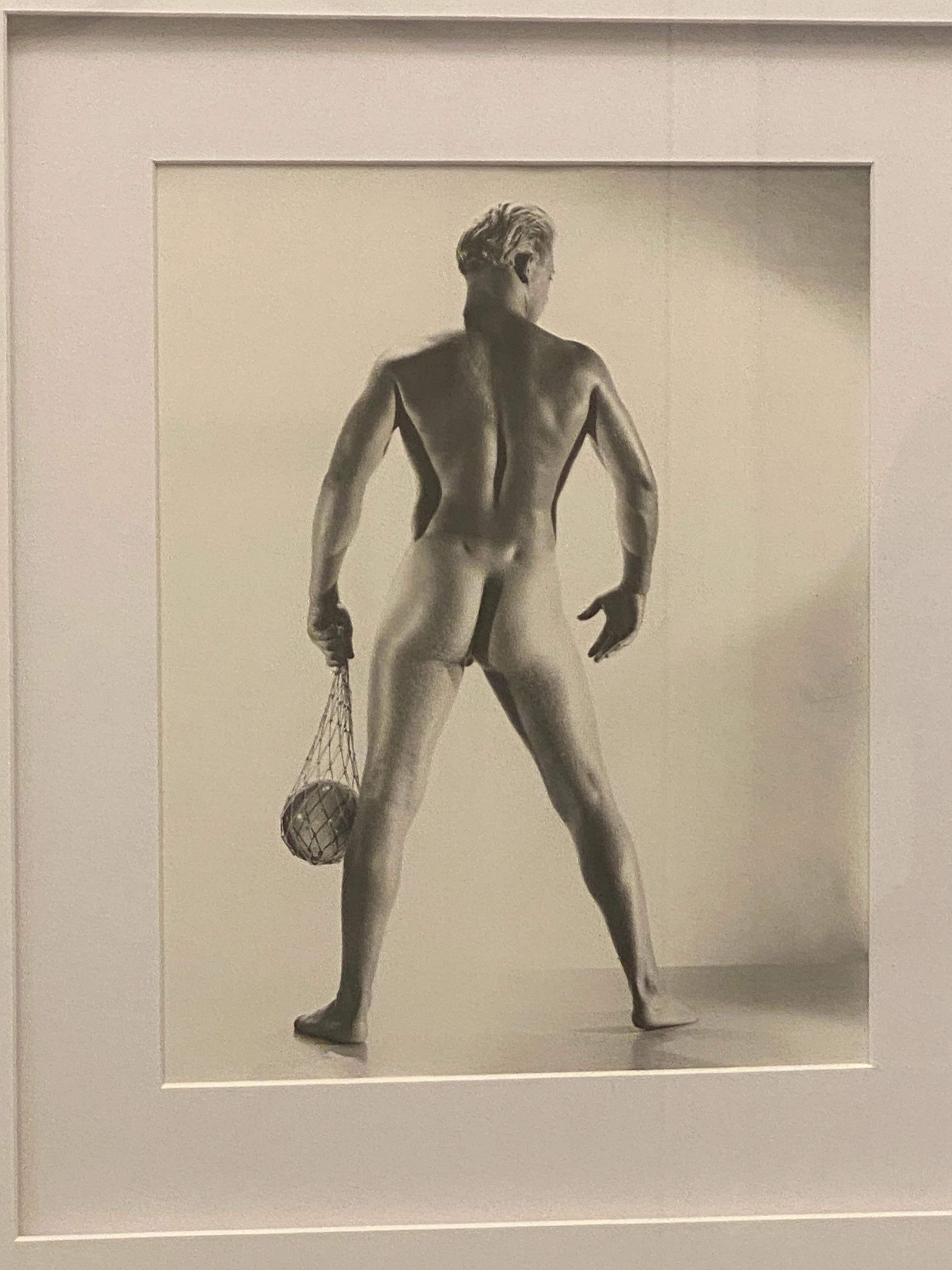 Mid-Century Modern Bruce of L.A. (Bruce Bellas) Original 50s Male Nude Photograph Handsome Model For Sale