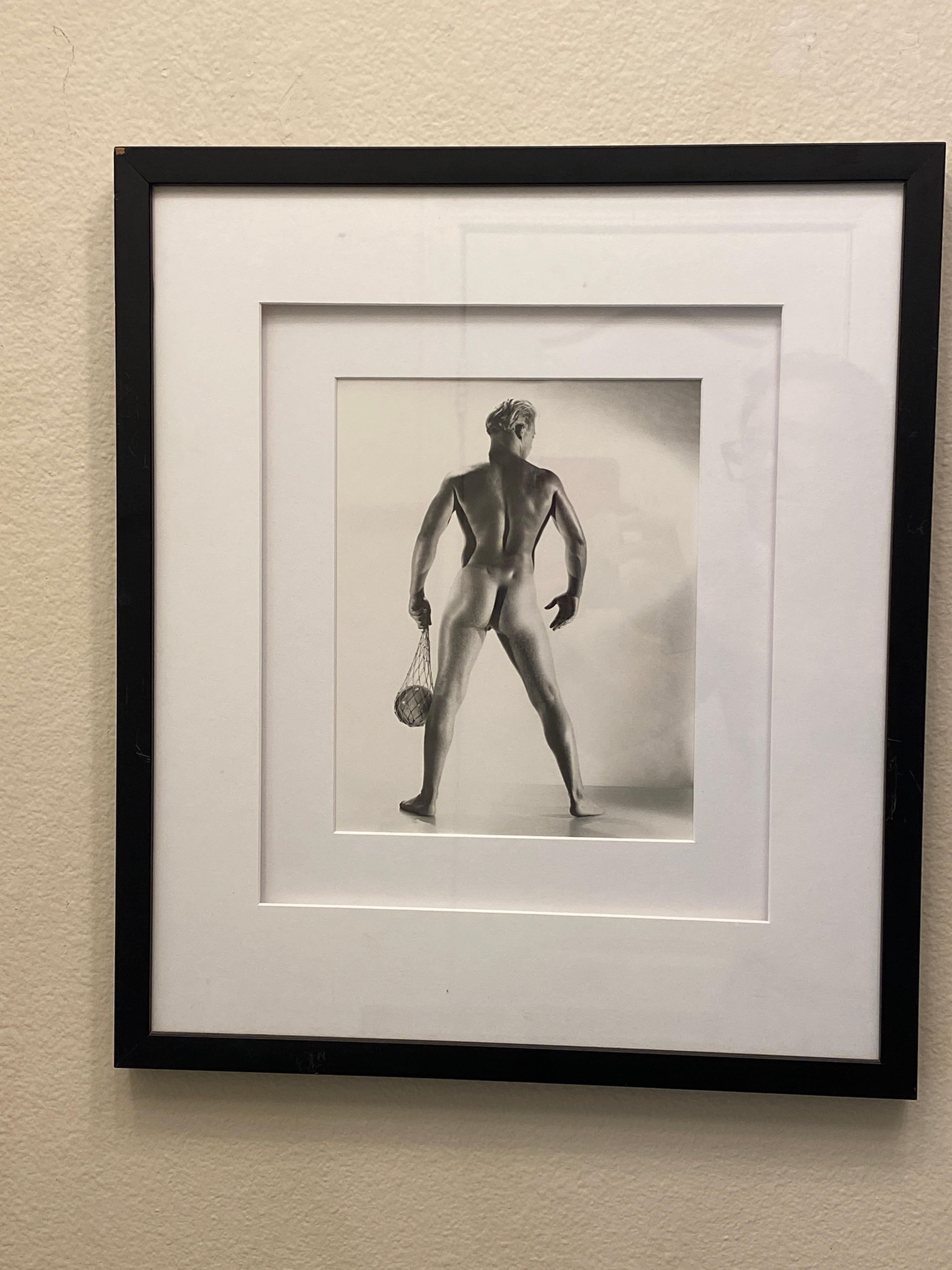 Bruce of L.A. (Bruce Bellas) Original 50s Male Nude Photograph Handsome Model In Good Condition For Sale In Palm Springs, CA