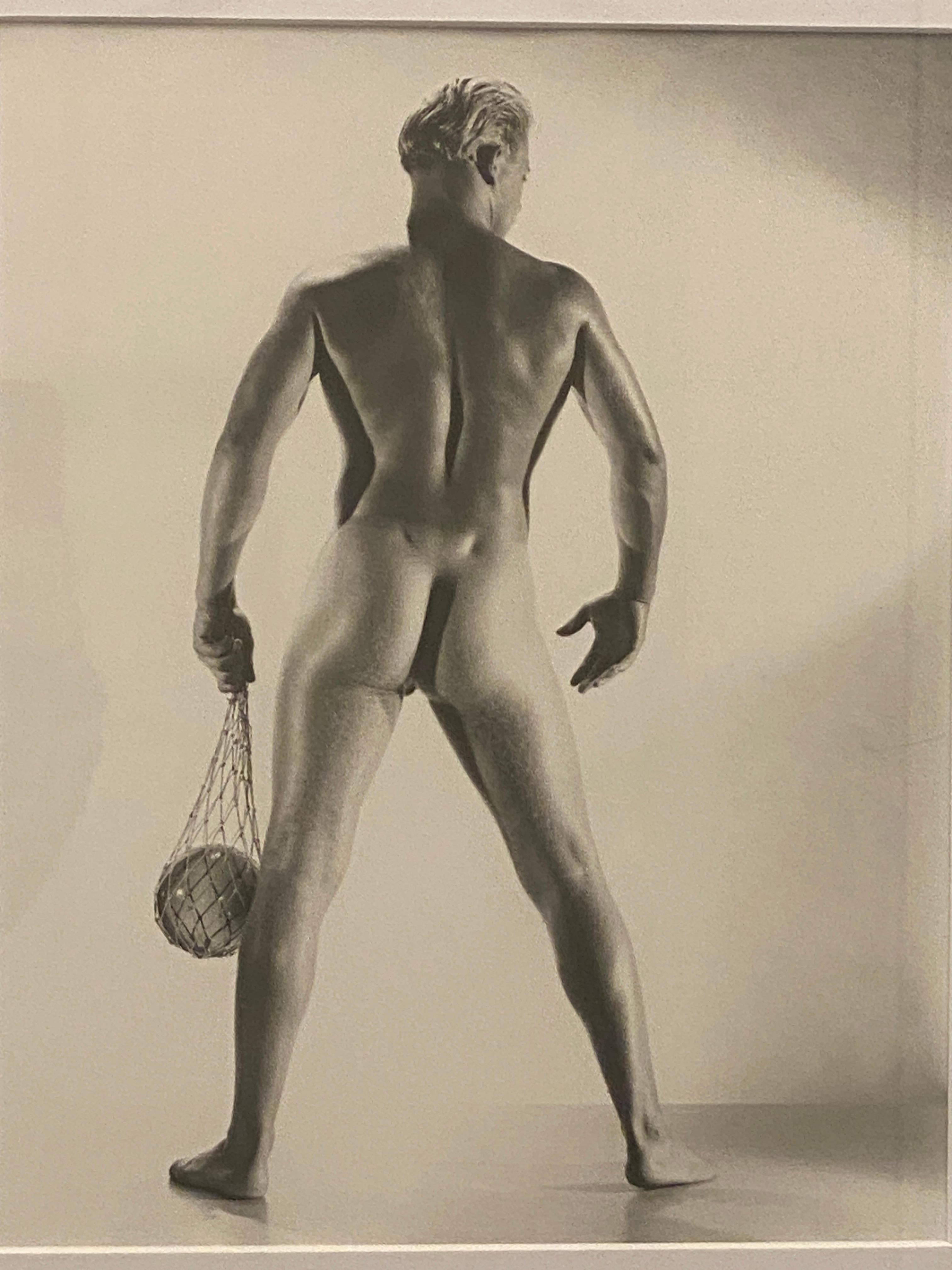 Mid-20th Century Bruce of L.A. (Bruce Bellas) Original 50s Male Nude Photograph Handsome Model For Sale