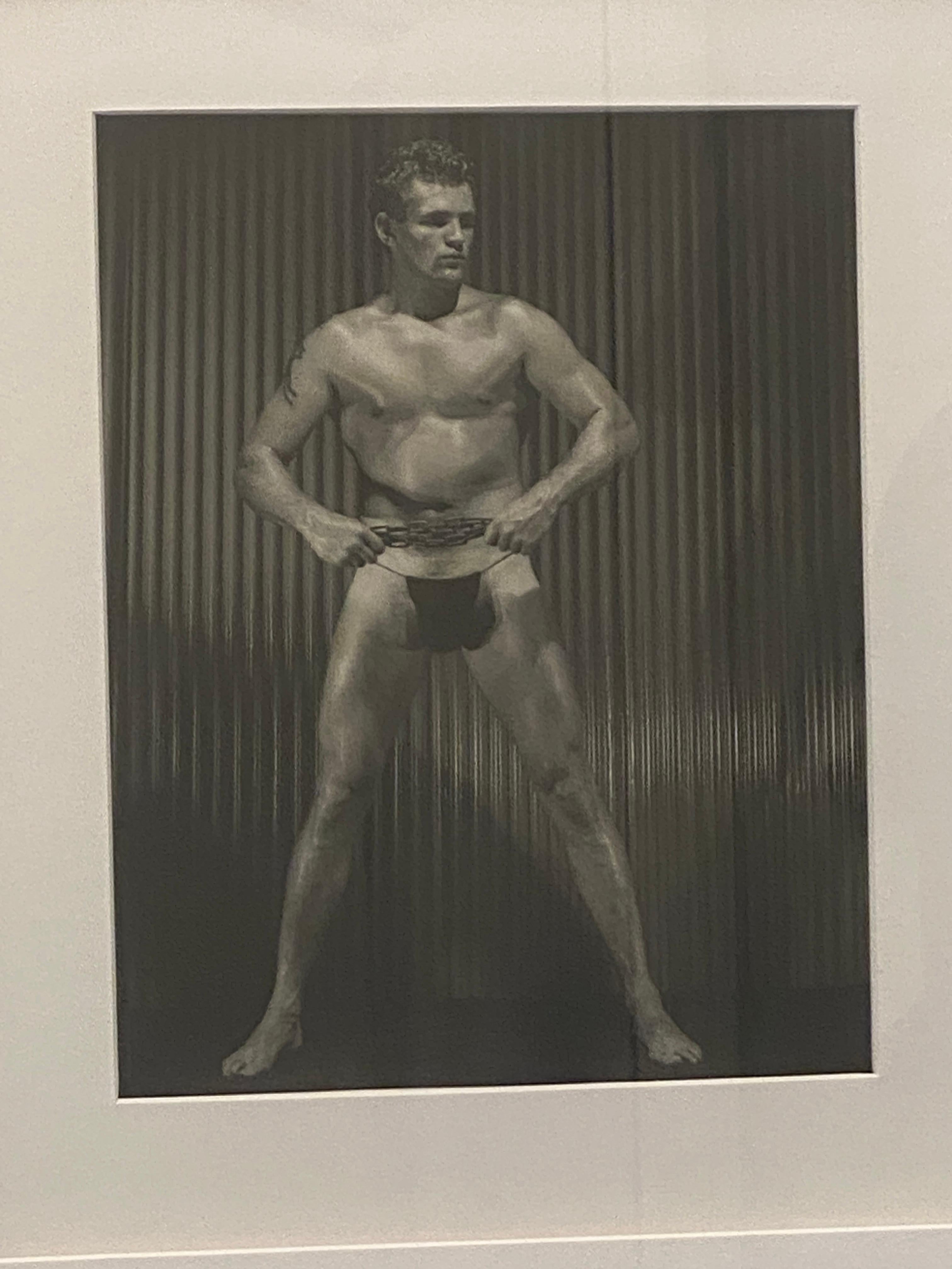 Bruce of L.A. (Bruce Bellas) Original 50er Jahre männliche Aktfotografie Masculine Modell (Moderne der Mitte des Jahrhunderts) im Angebot