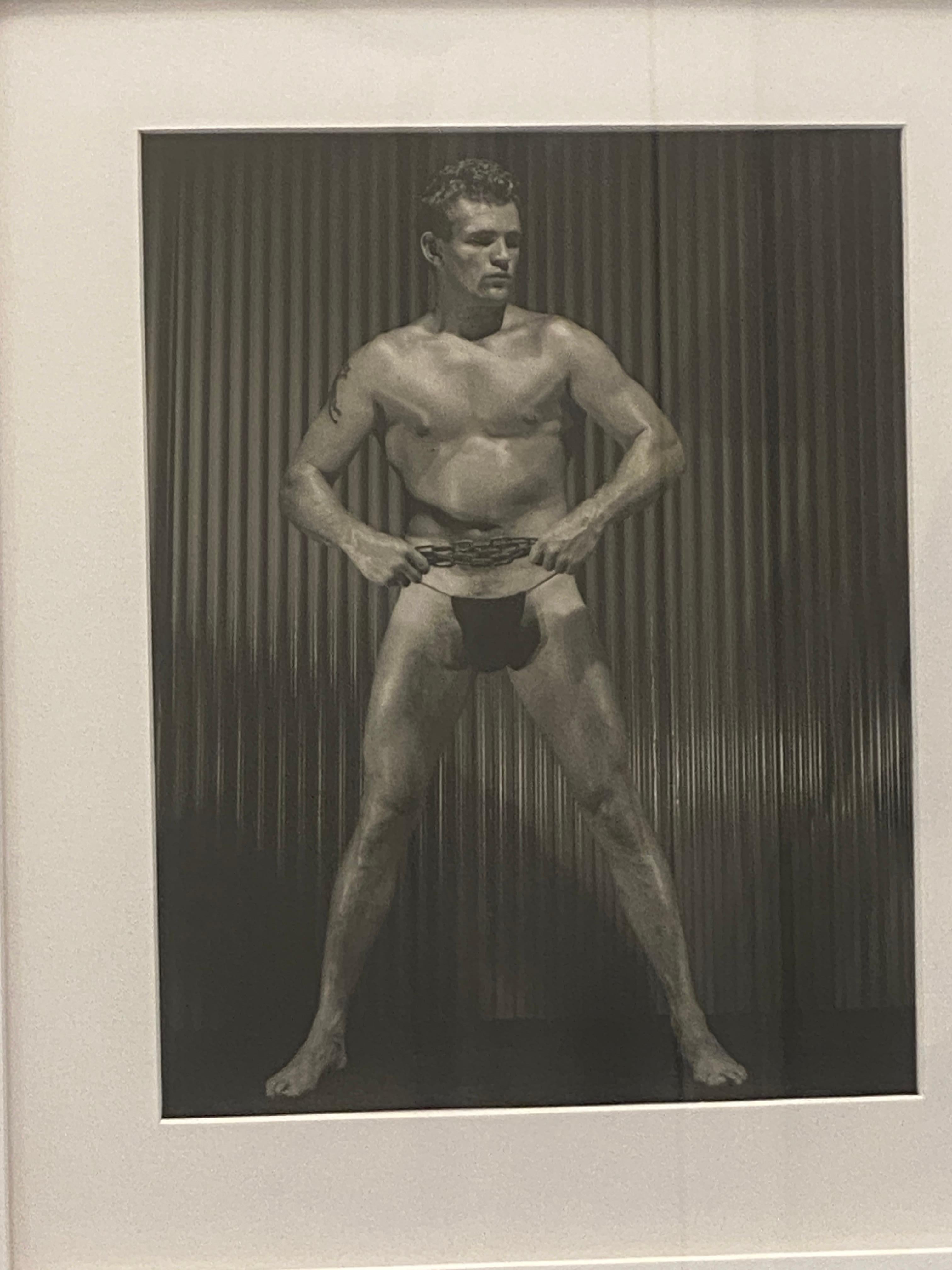 Mid-20th Century Bruce of L.A. (Bruce Bellas) Original 50s Male Nude Photograph Masculine Model For Sale