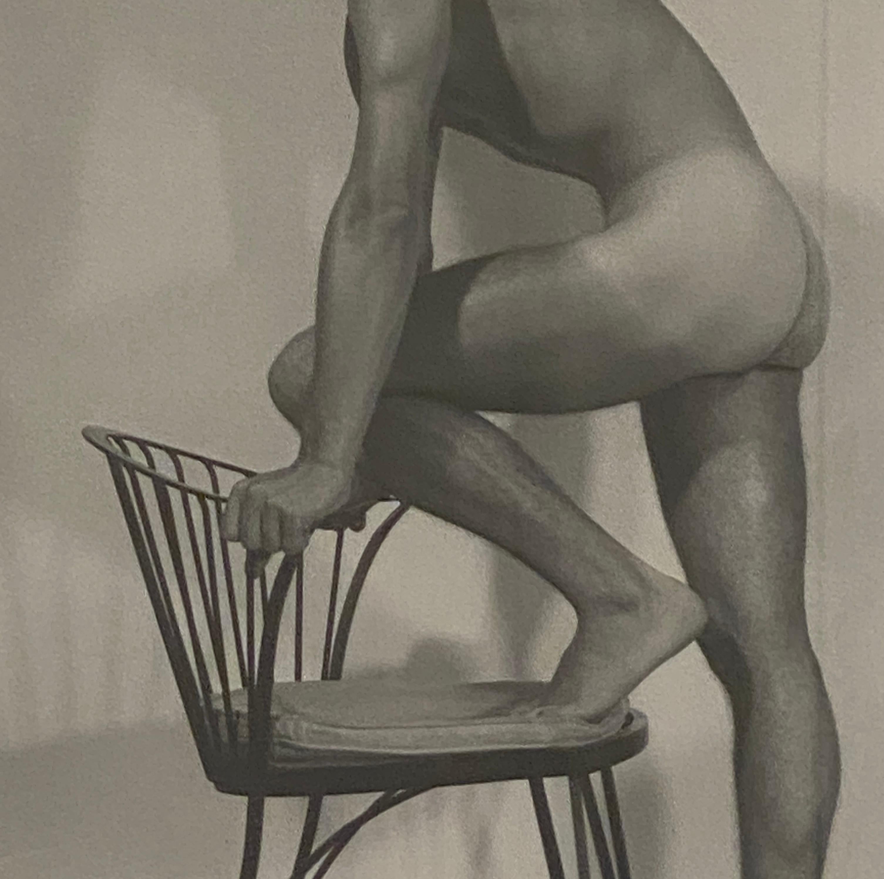 Hand-Crafted Bruce of LA Original 1950s Male Physique Photo Model Barry Adkins For Sale