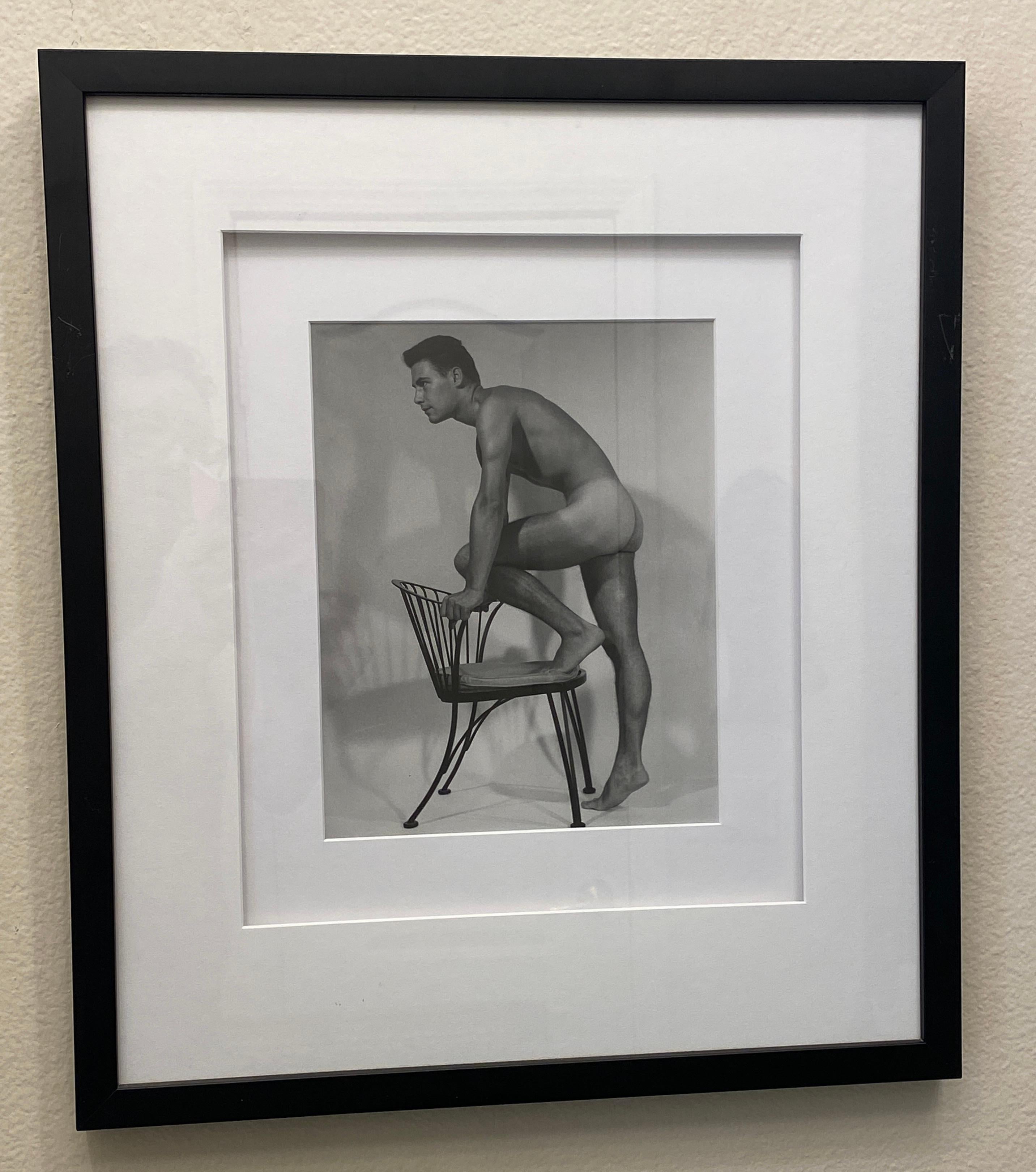 Bruce of LA Original 1950s Male Physique Photo Model Barry Adkins In Good Condition For Sale In Palm Springs, CA