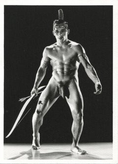 Vintage Untitled #3245-1 (Man Holding Bow and Arrow)