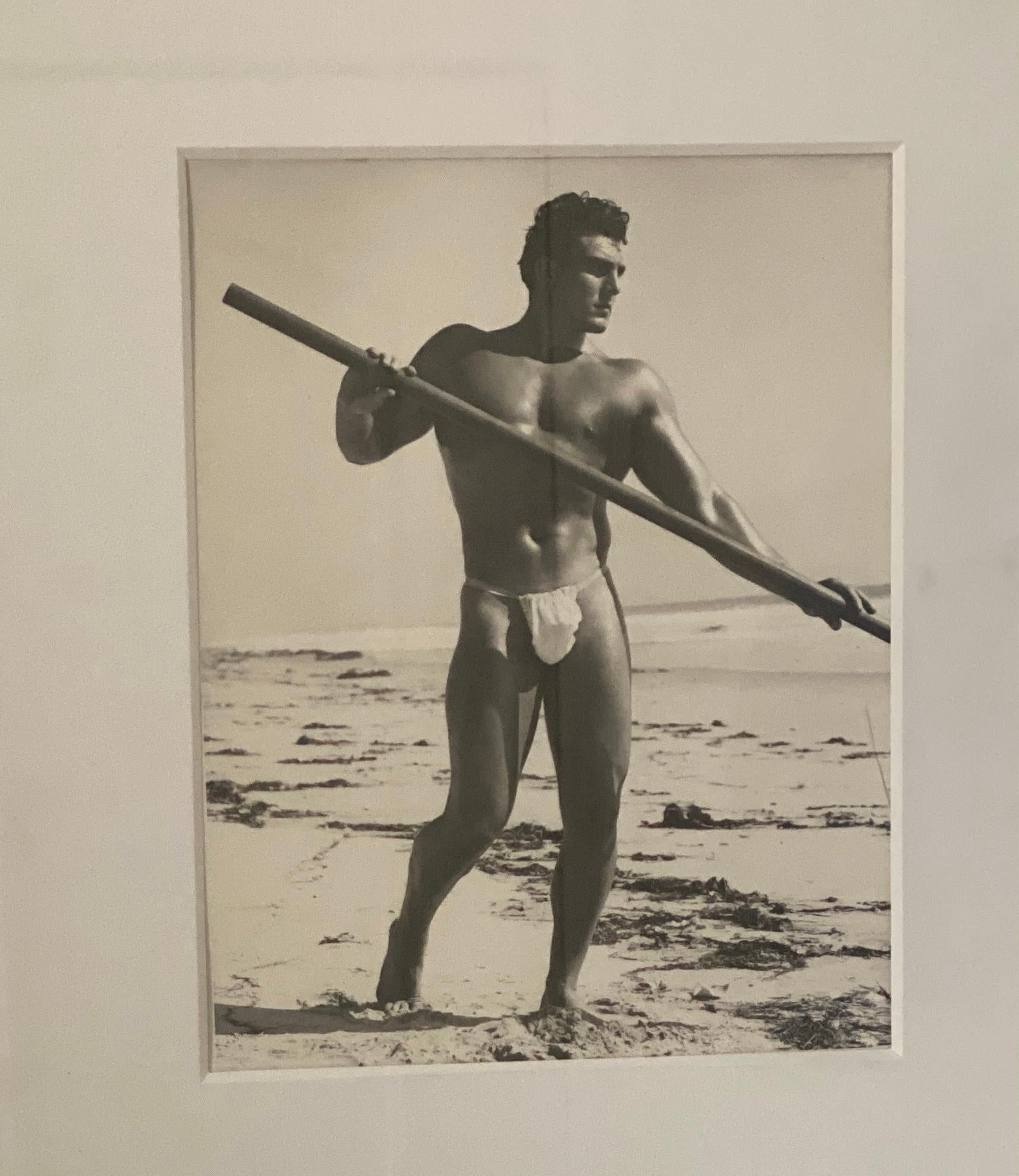  Bruce of Los Angeles Vintage Original Male Physique Photograph of Carl Venus For Sale 1