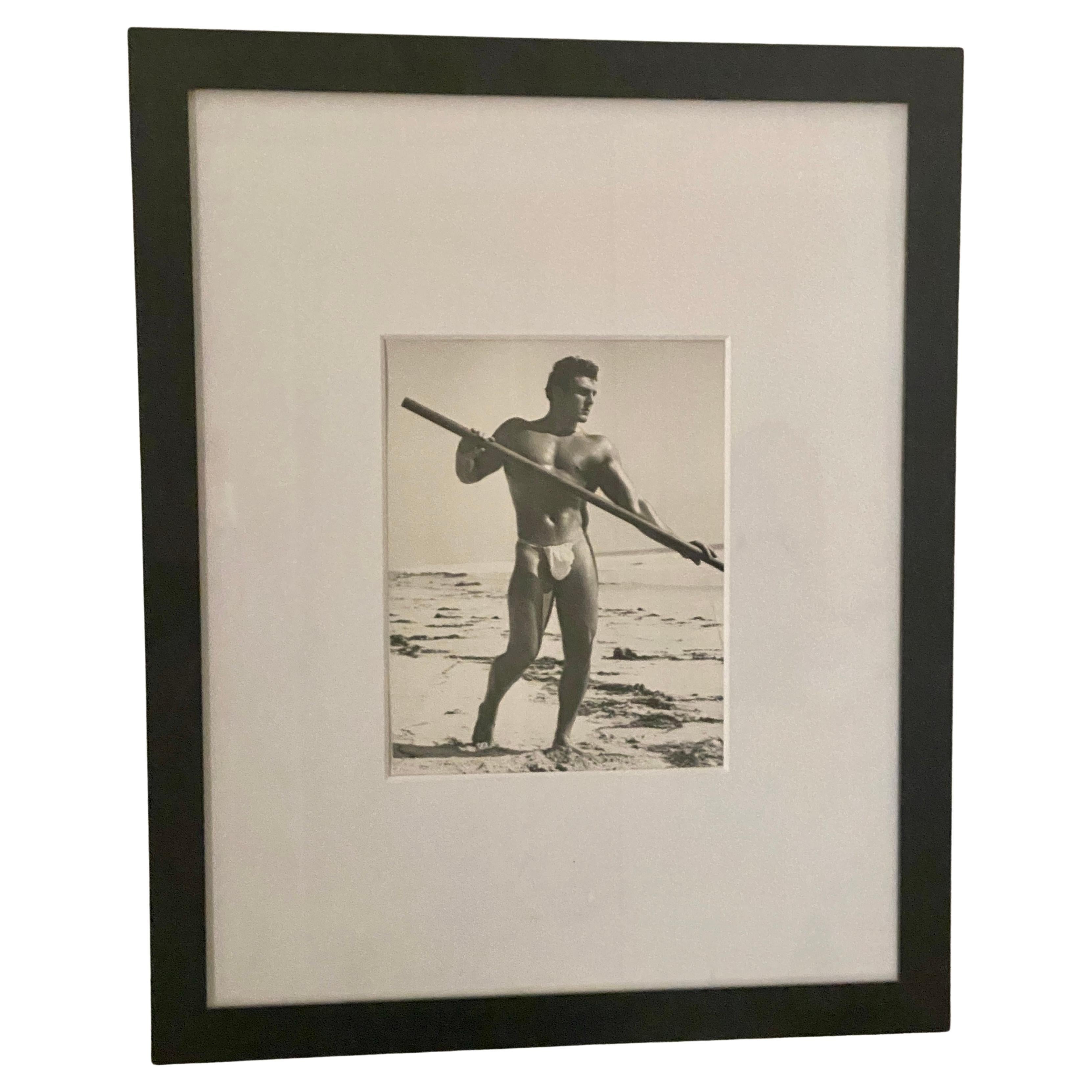  Bruce of Los Angeles Vintage Original Male Physique Photograph of Carl Venus For Sale