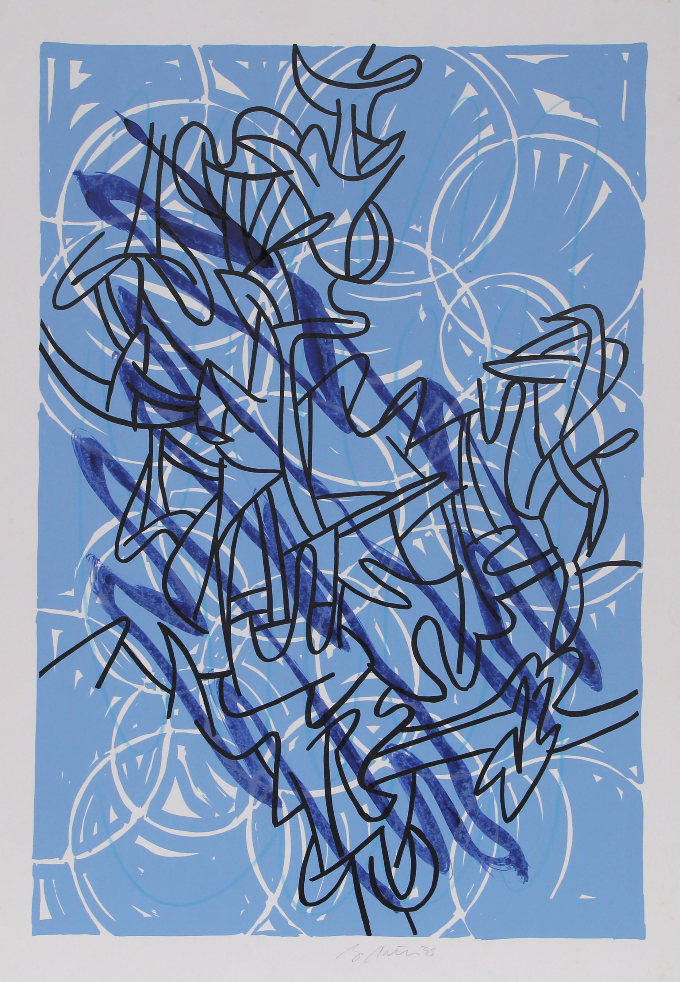 Bayard Series 18, Signed Abstract Screenprint by Bruce Porter