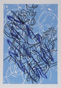 Bayard Series 18, Signed Abstract Screenprint by Bruce Porter