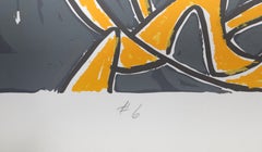 Bayard Series #6, Signed Abstract Screenprint by Bruce Porter