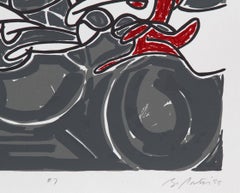 Bayard Series #7, Abstract Expressionist Screenprint by Bruce Porter