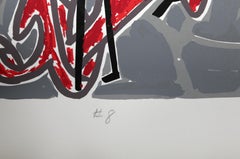 Bayard Series #8, Signed Abstract Screenprint by Bruce Porter