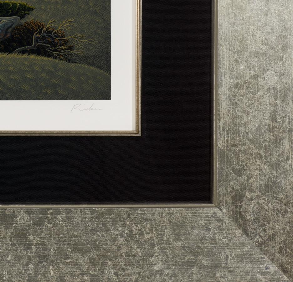 Dragones (Lugares Sagrados) - Landscape Print Negro de Bruce Ricker